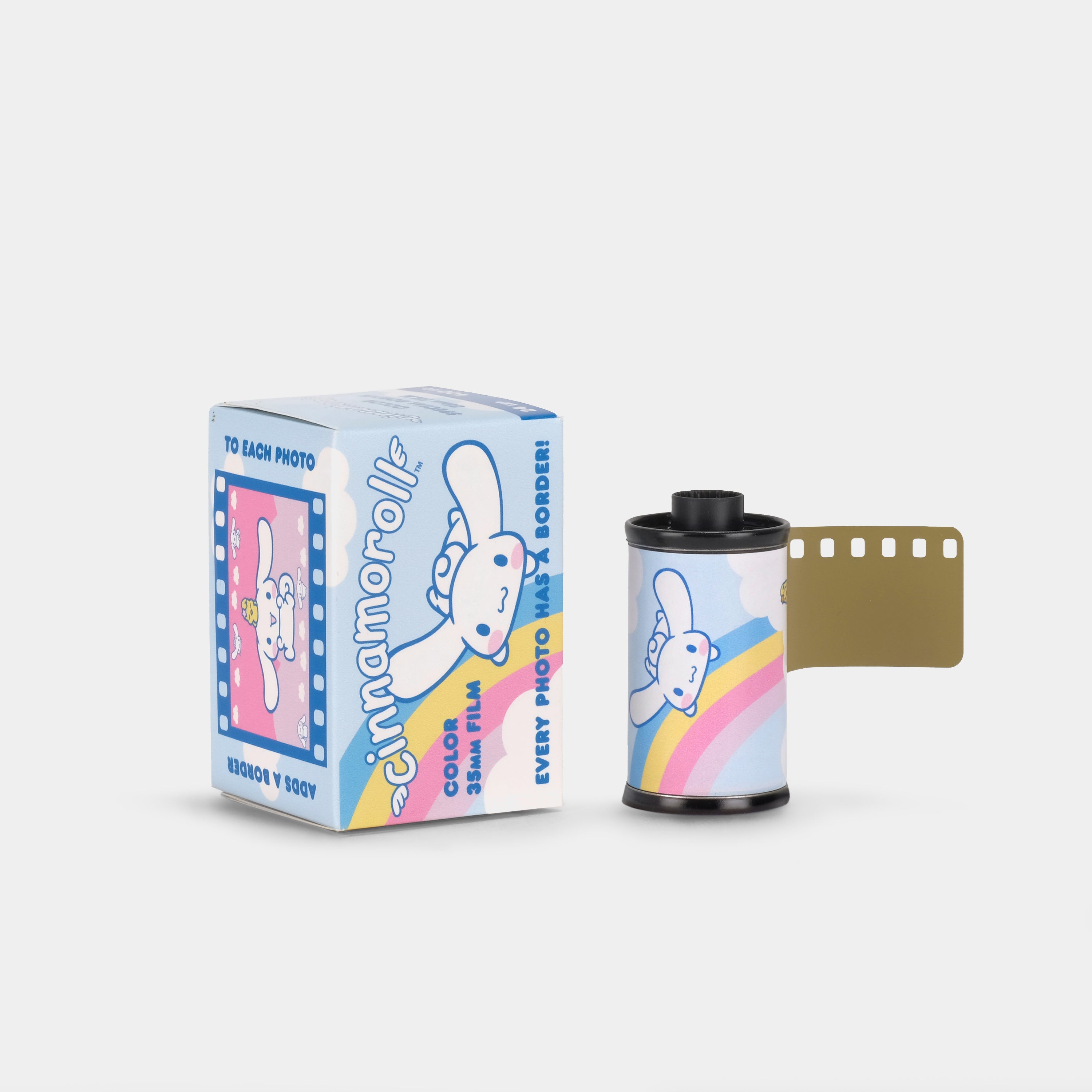 Cinnamoroll 35mm Film Camera Bundle with Flash & Case - Vintage Style Point and Shoot Camera for Travel, Parties & Everyday Photography