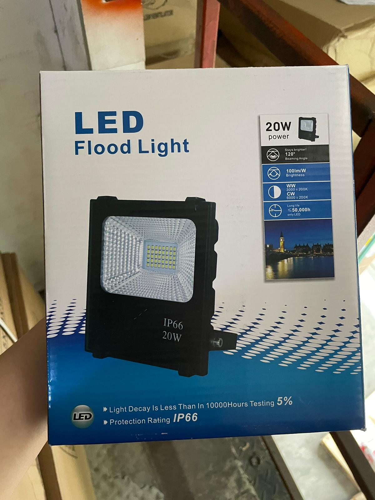 Aiko 20W LED Sport Light - High Brightness Portable LED Work Light for Camping, Hiking, Emergency, Outdoor Activities (Model: LED GYLF20A2)