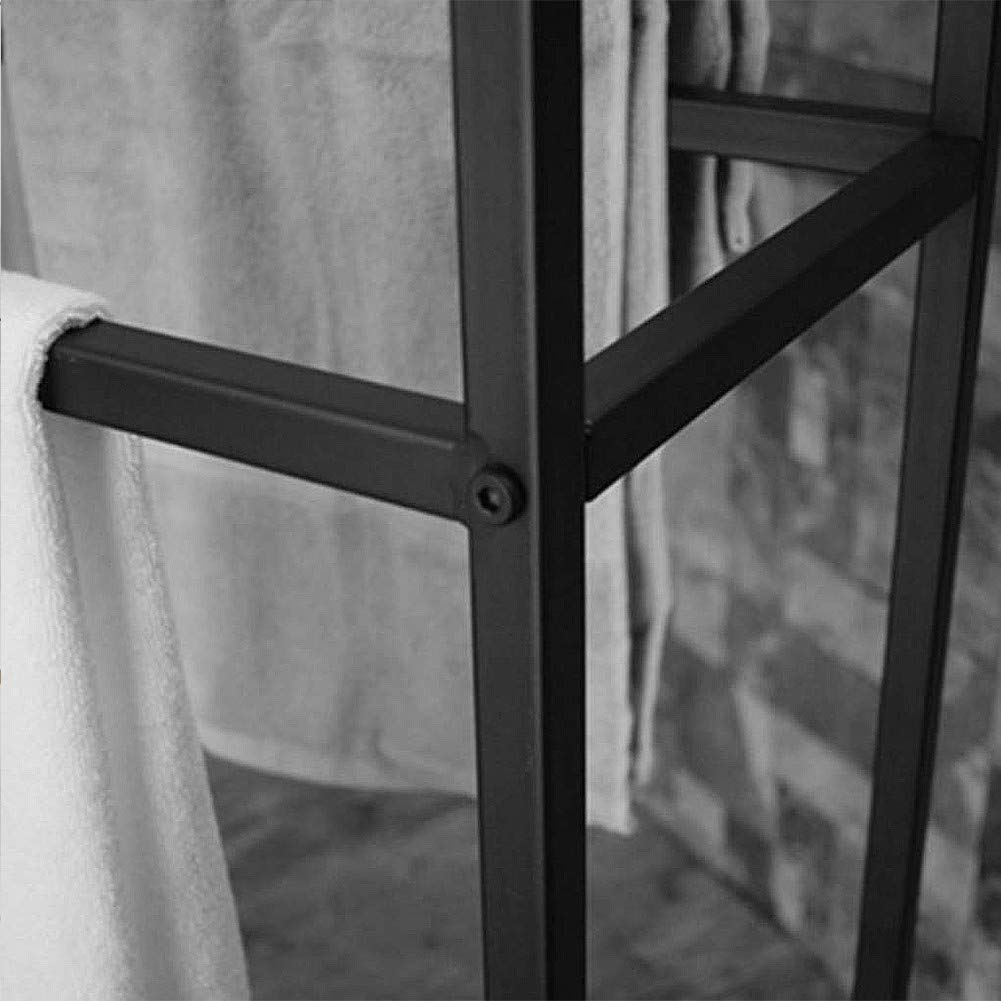Stainless Steel 2-Tier Freestanding Towel Rack - 43.3