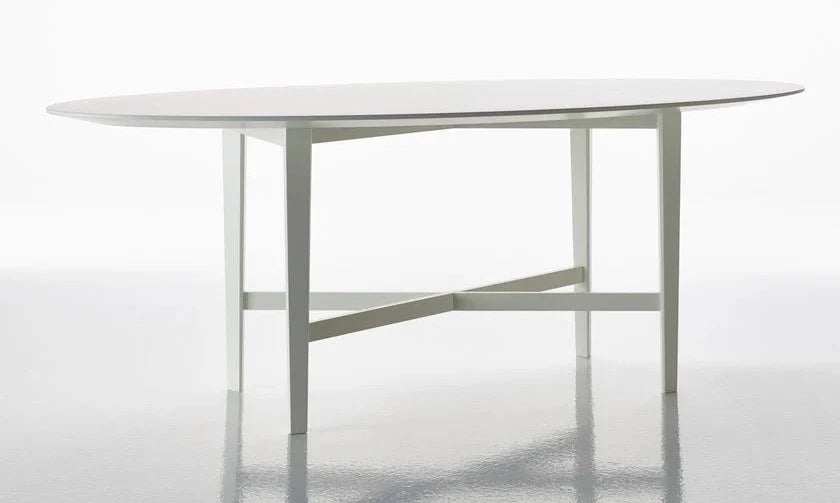 Premium Luigi Filippo Dining Table by BBB - Modern Solid Wood Kitchen Table for 6 - Perfect for Family Dinners & Entertaining Guests