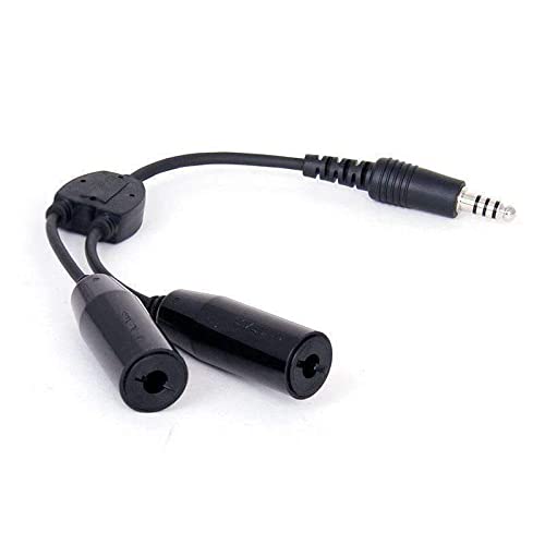 OFFROAD Headset & Helmet Splitter Adapter - Dual Audio Output for Motorcycle, ATV & Snowmobile Riders - #OFF-SPLITTER