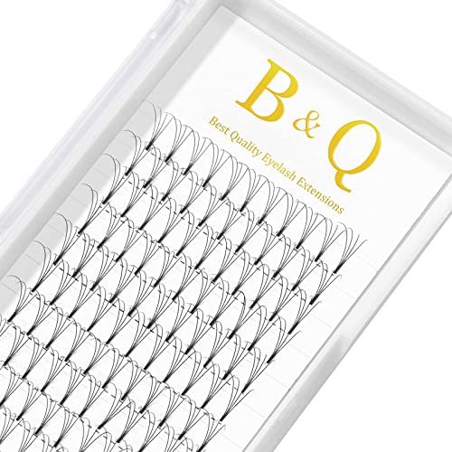 4D Volume Eyelash Extensions - 0.07mm Short Stem Premade Fans - C/D Curl 9-18mm for Natural & Glamorous Look | Perfect for Bridal, Party & Special Occasions