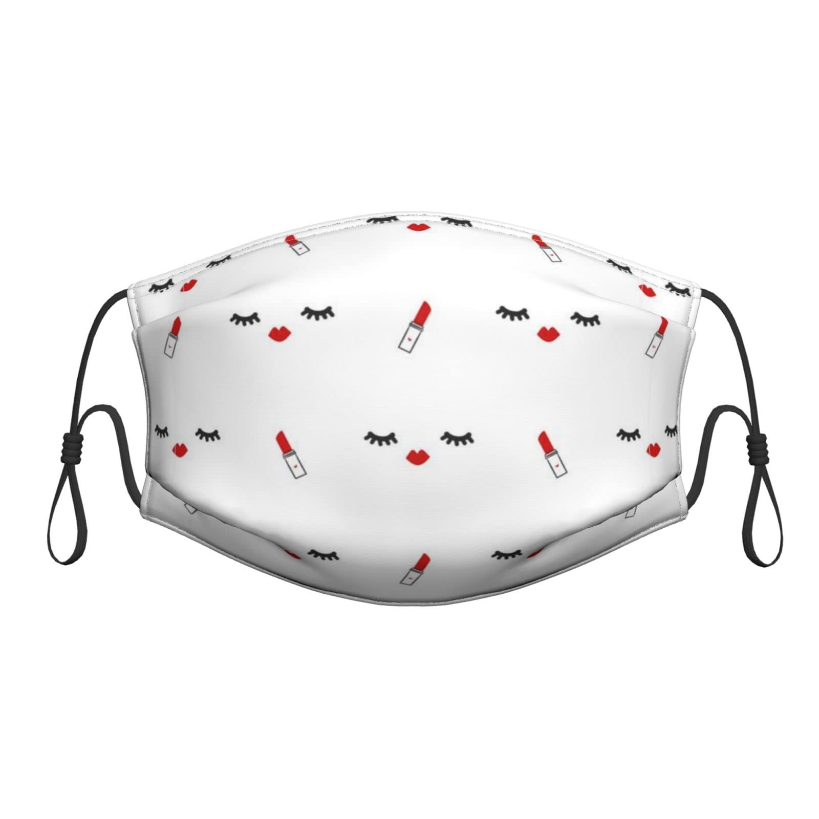 Washable & Reusable Face Mask with 2 Filters - Cute Eyelash Design, Breathable & Lightweight for Sports & Outdoor Activities | Perfect for Running, Cycling, Hiking and Daily Protection