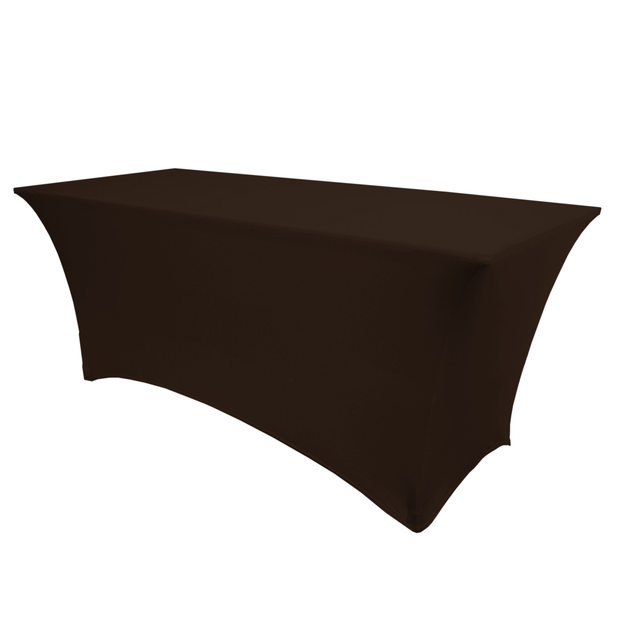 5-Pack 8 ft Stretch Spandex Tablecloth for 18x96-Inch Rectangular Tables - 42