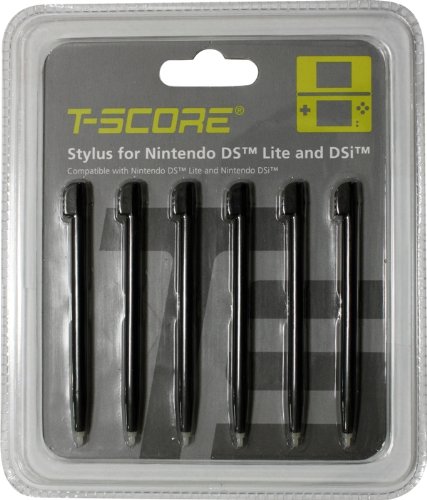 Nintendo DS, DS Lite, DSi Stylus Pen Set - 5 Pack Black Replacement Touch Screen Stylus for Gaming, Drawing & Precise Navigation