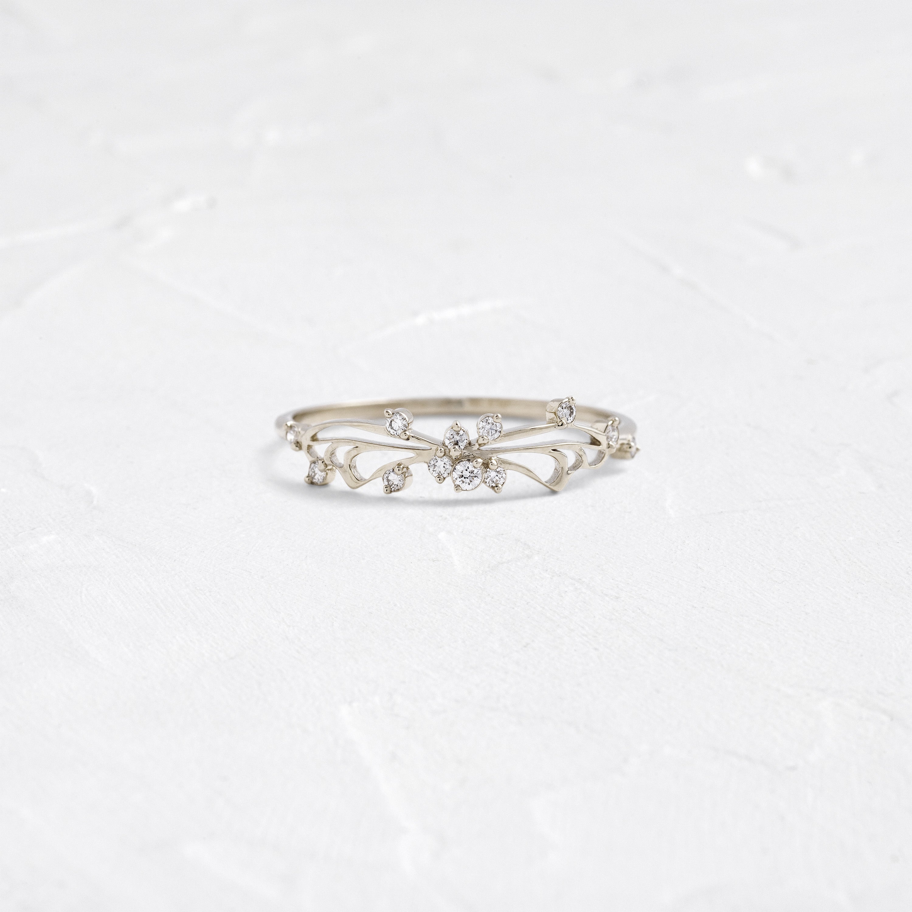 Diamond Small Changes Ring - Elegant Adjustable Stackable Ring for Women, Perfect for Everyday Wear, Gifts & Special Occasions