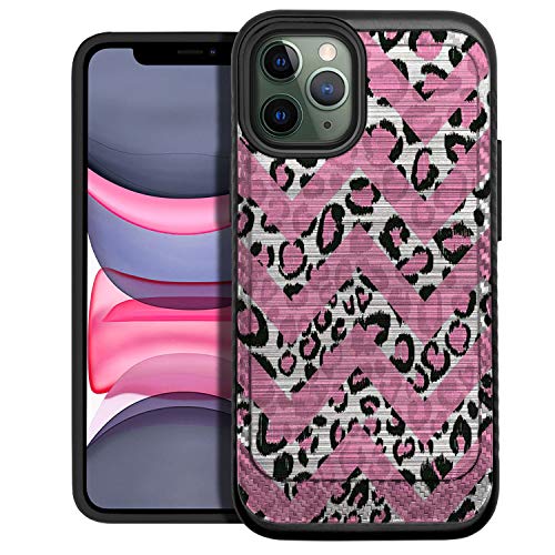 Pink Leopard Chevron