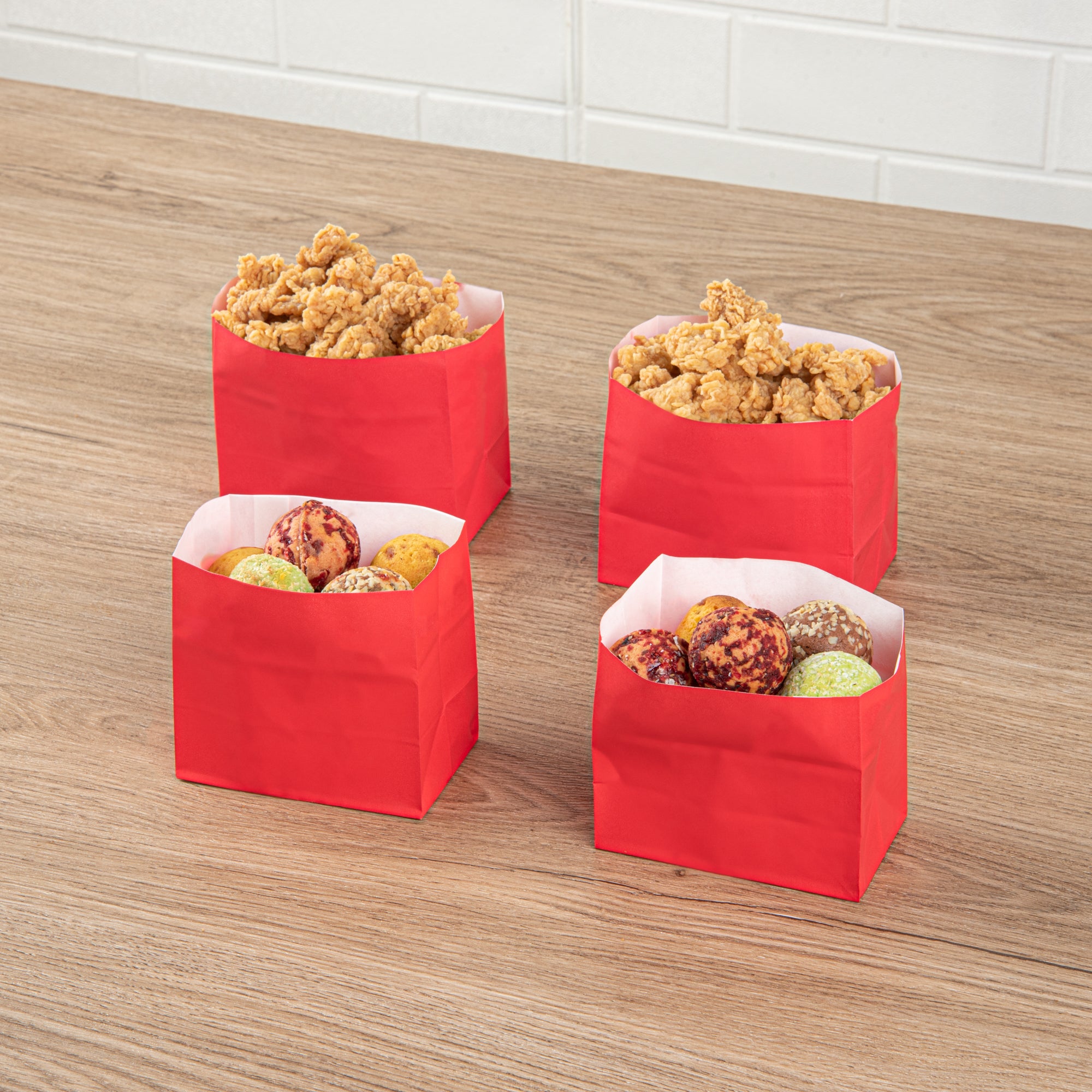 Red Small Snack Bags 3.75