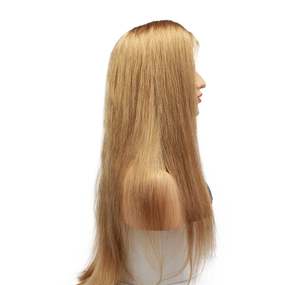 Dreambeauty #18 Pure Blonde Brazilian Remy Human Hair Lace Front Wig for Women - 14 Inch Glueless Full Lace Wig with Baby Hair & Pre-Plucked Natural Hairline | Perfect for Daily Wear, Cosplay, and Special Occasions