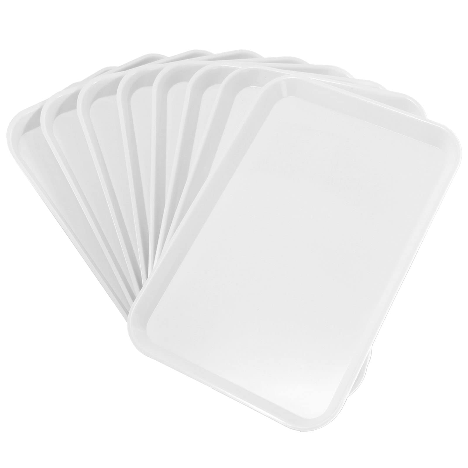 8-Piece Autoclavable Dental Procedure Tray Set - Lockable B-Lok Flat Trays Size B (13.25
