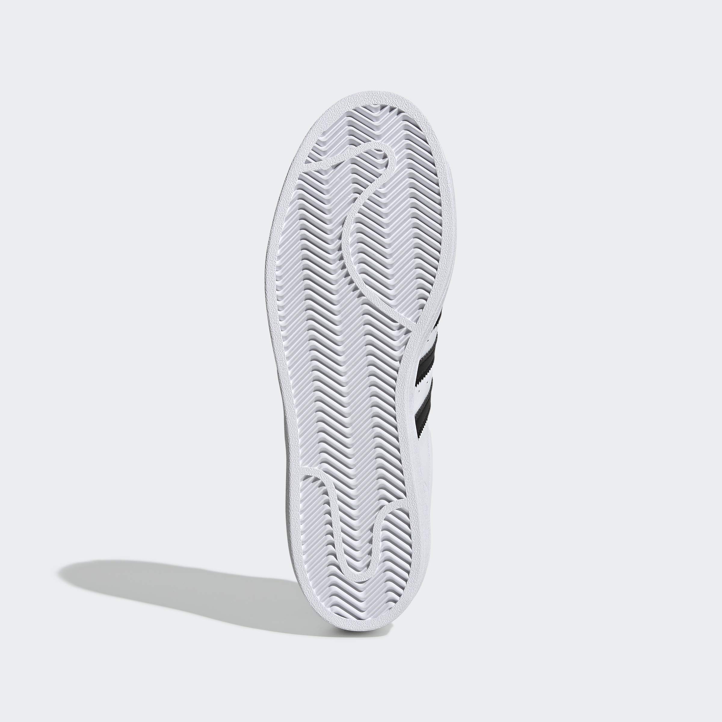 adidas Superstar Men's Sneakers - Classic White Leather Low Top Shoes for Casual Wear, Street Style & Everyday Comfort