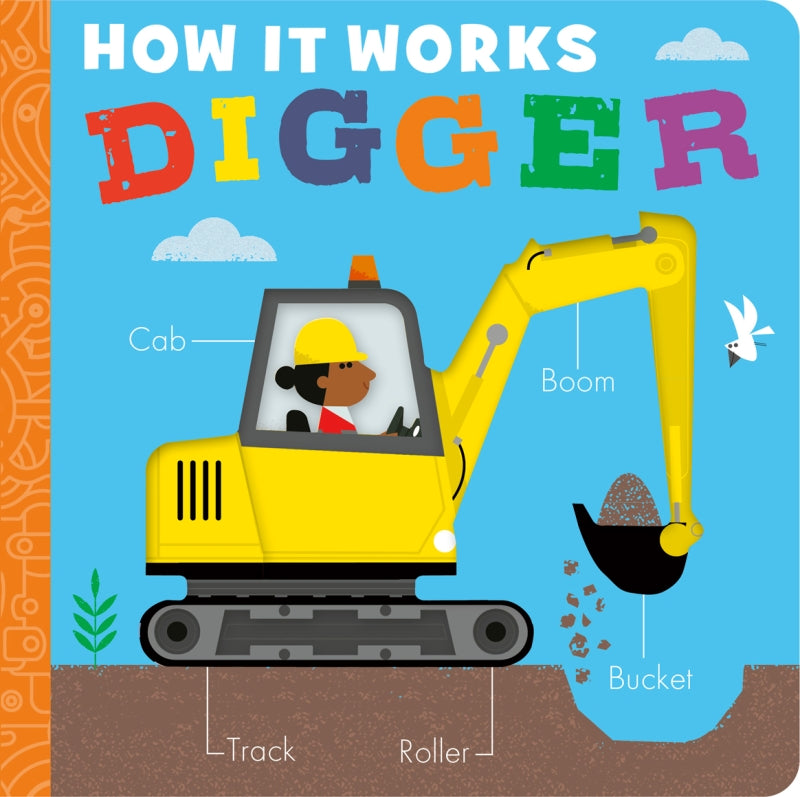 How It Works Digger - Heavy Duty Excavator Toy for Kids | Fun Construction Play Set for Sandbox & Outdoor Activities