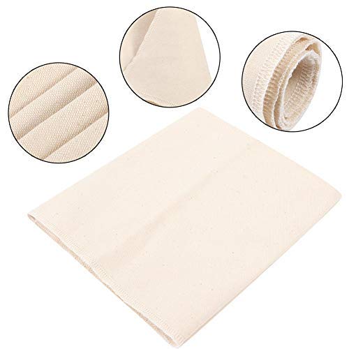 Premium Thick Baking Pastry Cloth Mat - 100% Fermented Cotton Dough Proofing Mat for Bread, Pizza & Pastry Making - Ideal for Home Bakers & Professional Kitchens