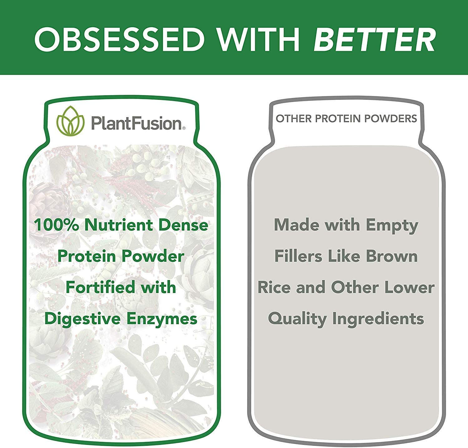 PlantFusion Complete Plant-Based Pea Protein Powder Bundle - Non-GMO, Vegan, Dairy-Free, Gluten-Free, Soy-Free, Allergy-Friendly with Digestive Enzymes - Vanilla Bean & Chocolate (1 lb) - Perfect for Post-Workout Recovery, Smoothies & Healthy Meal Replacement