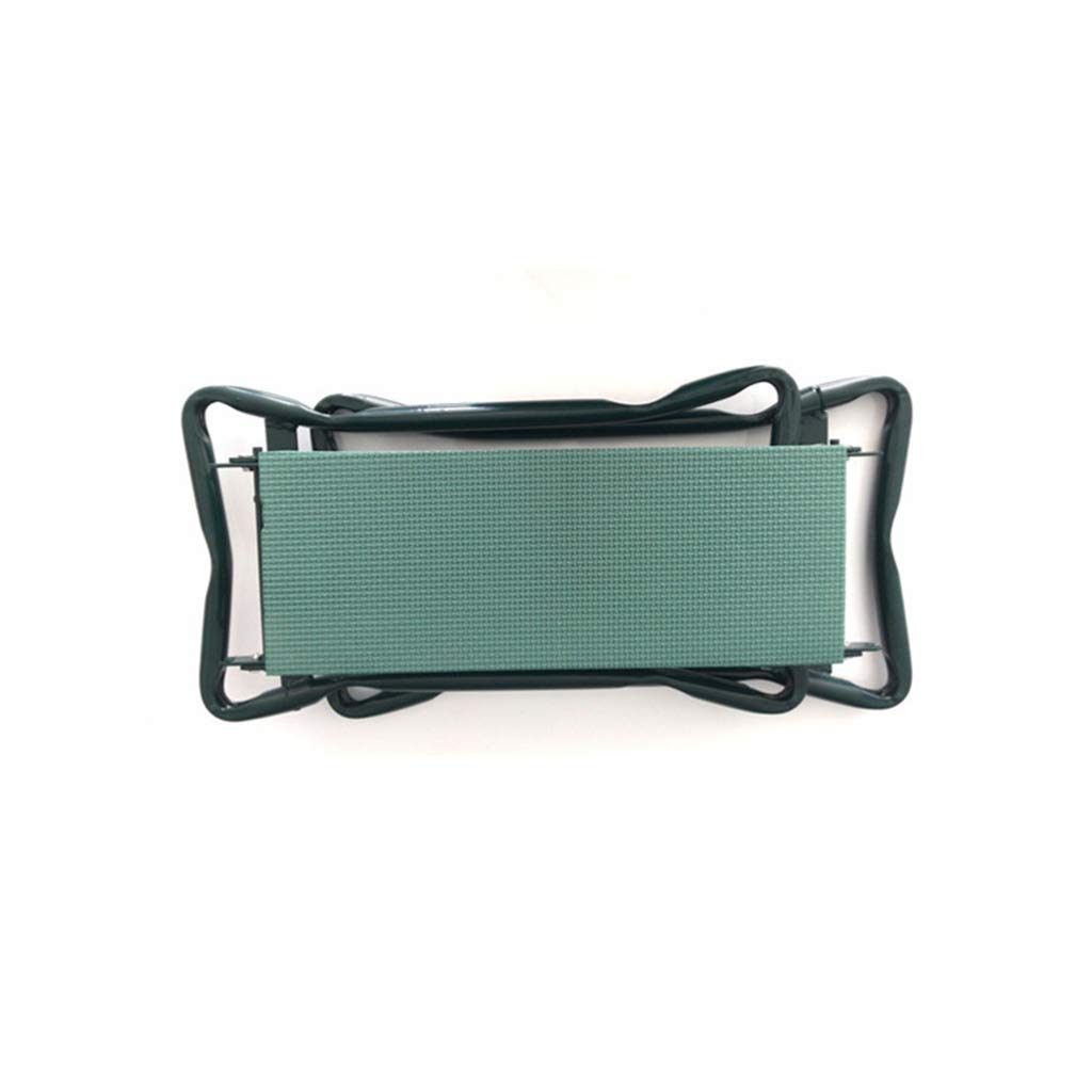 **Folding Garden Kneeler Seat with Tool Bag - Lightweight Iron Pipe Garden Stool with EVA Foam Pad - Sturdy Gardening Kneeler for Seniors & Outdoor Enthusiasts - Perfect for Planting, Weeding & Landscaping**