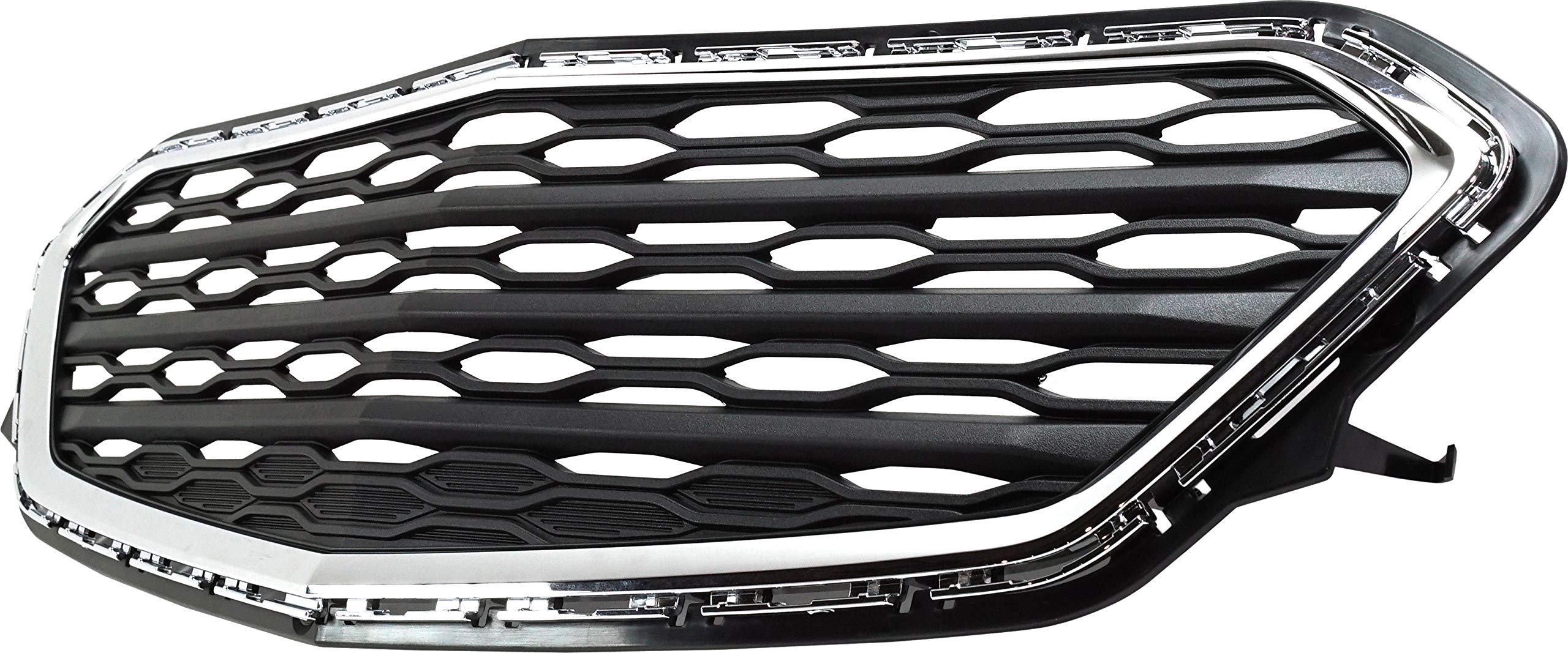 Garage-Pro Textured Black Bumper Grille for 2016-2017 Chevrolet Equinox | Durable Replacement Part for Off-Road & Urban Driving