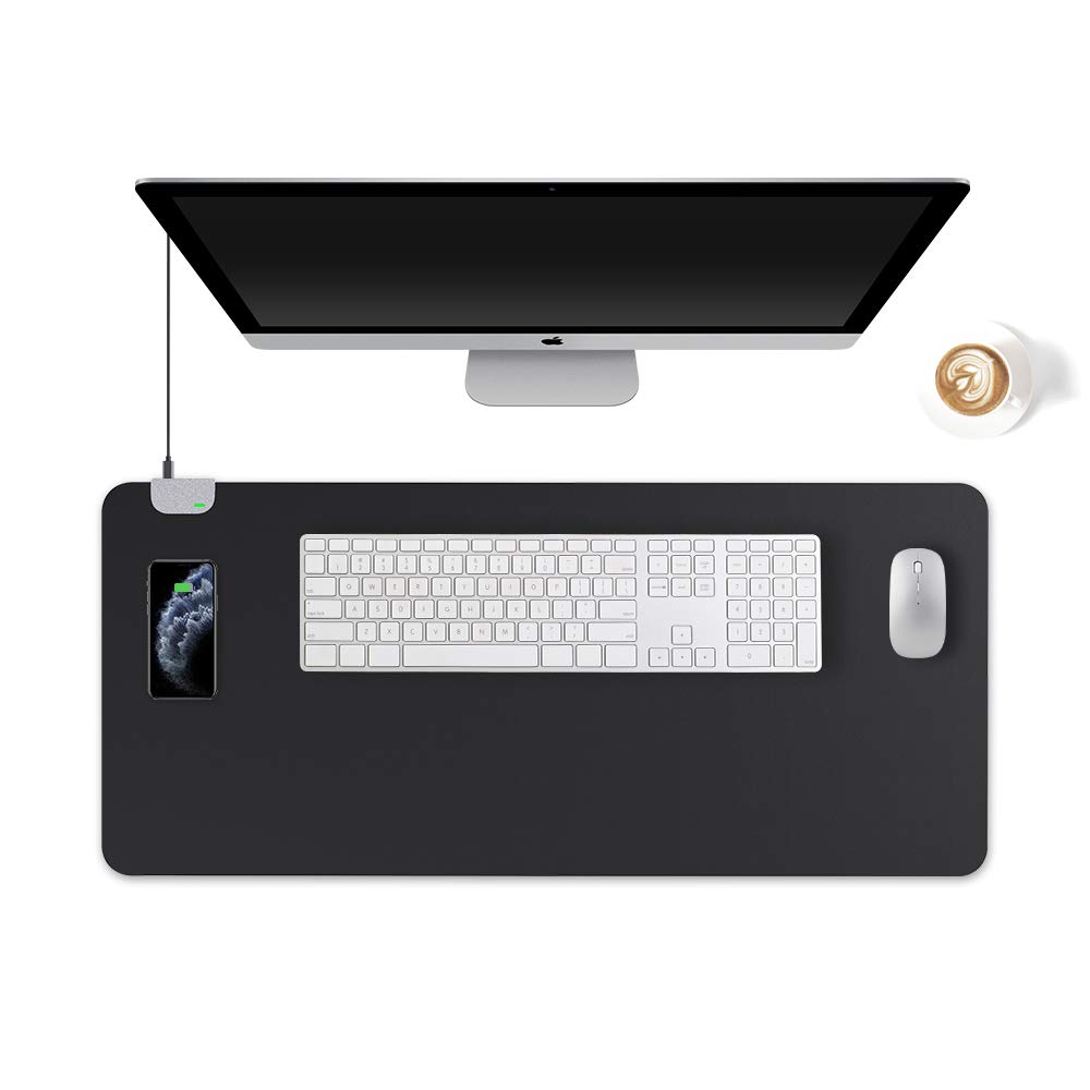 KINGFOM Large Waterproof PU Leather Desk Pad - 35.4