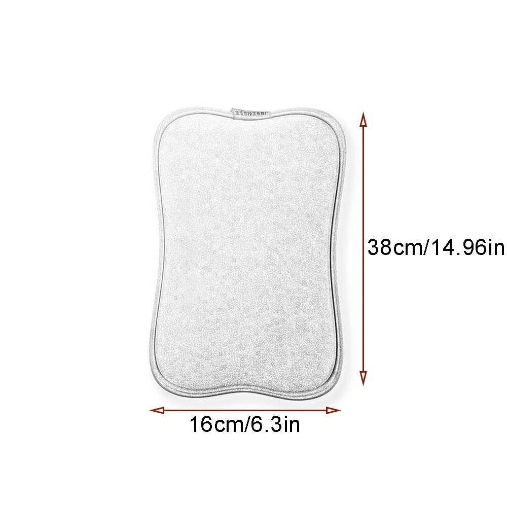 Rechargeable Electric Heating Pad with Soft Plush Cover - Portable Hot Water Bottle for Back, Neck & Period Pain Relief - Perfect Gift for Women, Men & Kids - Ideal for Home, Office & Travel Use