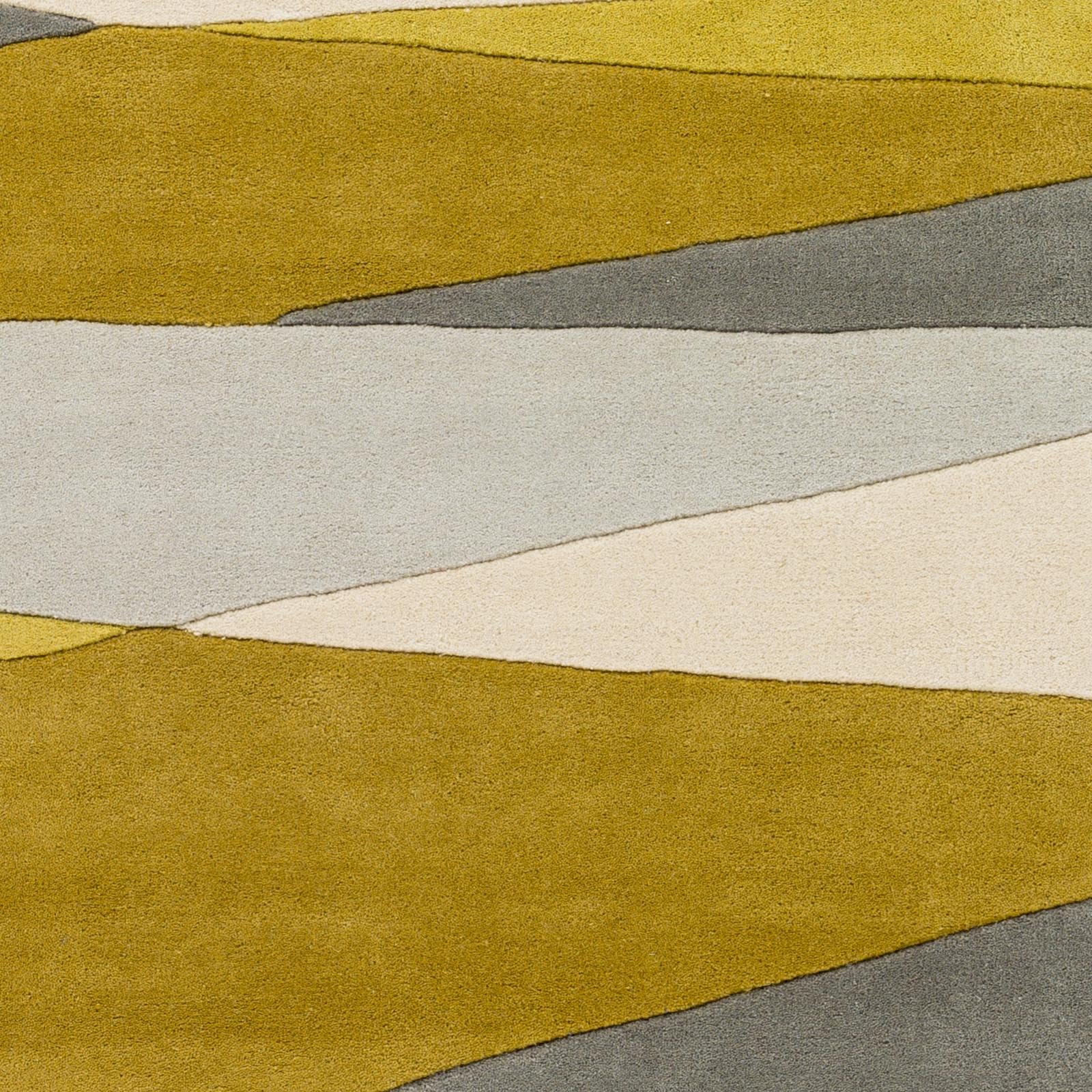 Mark&Day 4x6 Modern Wool Area Rug - Mulhouse Cream Beige Green Yellow Carpet for Living Room, Bedroom, Kitchen | Soft & Durable Floor Mat for Home Decor, Office, Entryway (4' x 6')