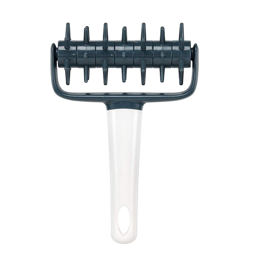Professional Pizza Dough Roller Docker - Dough Blistering Killer & Pastry Pie Needle Wheels Cutter - 180x118mm Pizza Hole Puncher for Perfect Homemade Pizza, Pies & Pastries - Ideal for Home Bakers & Restaurants