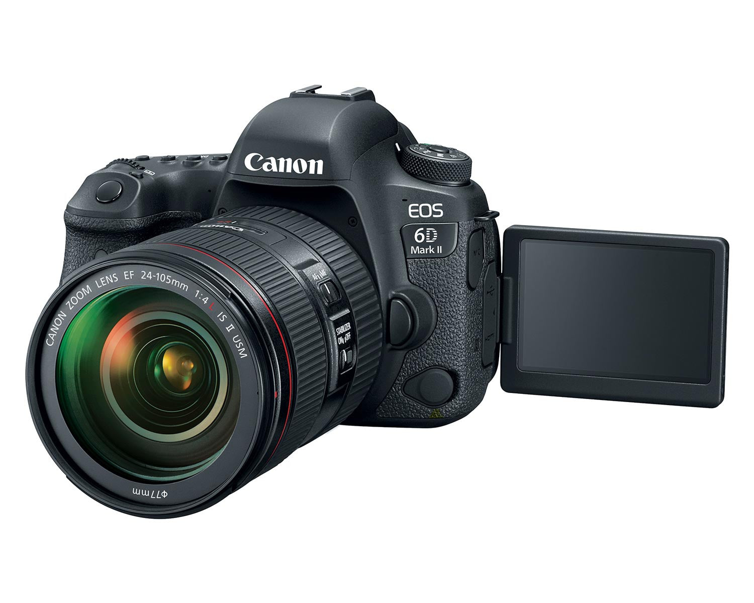 Canon EOS 6D Mark II DSLR Camera with EF 24-105mm f/4L IS II USM Lens Kit - Professional Full Frame Digital Camera for Photography, Videography & Travel