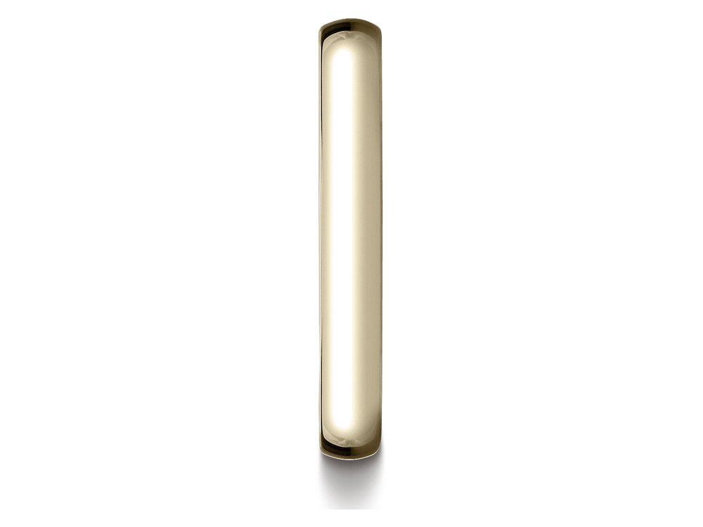 14K White Gold 3mm Dome Light Ring for Everyday Wear