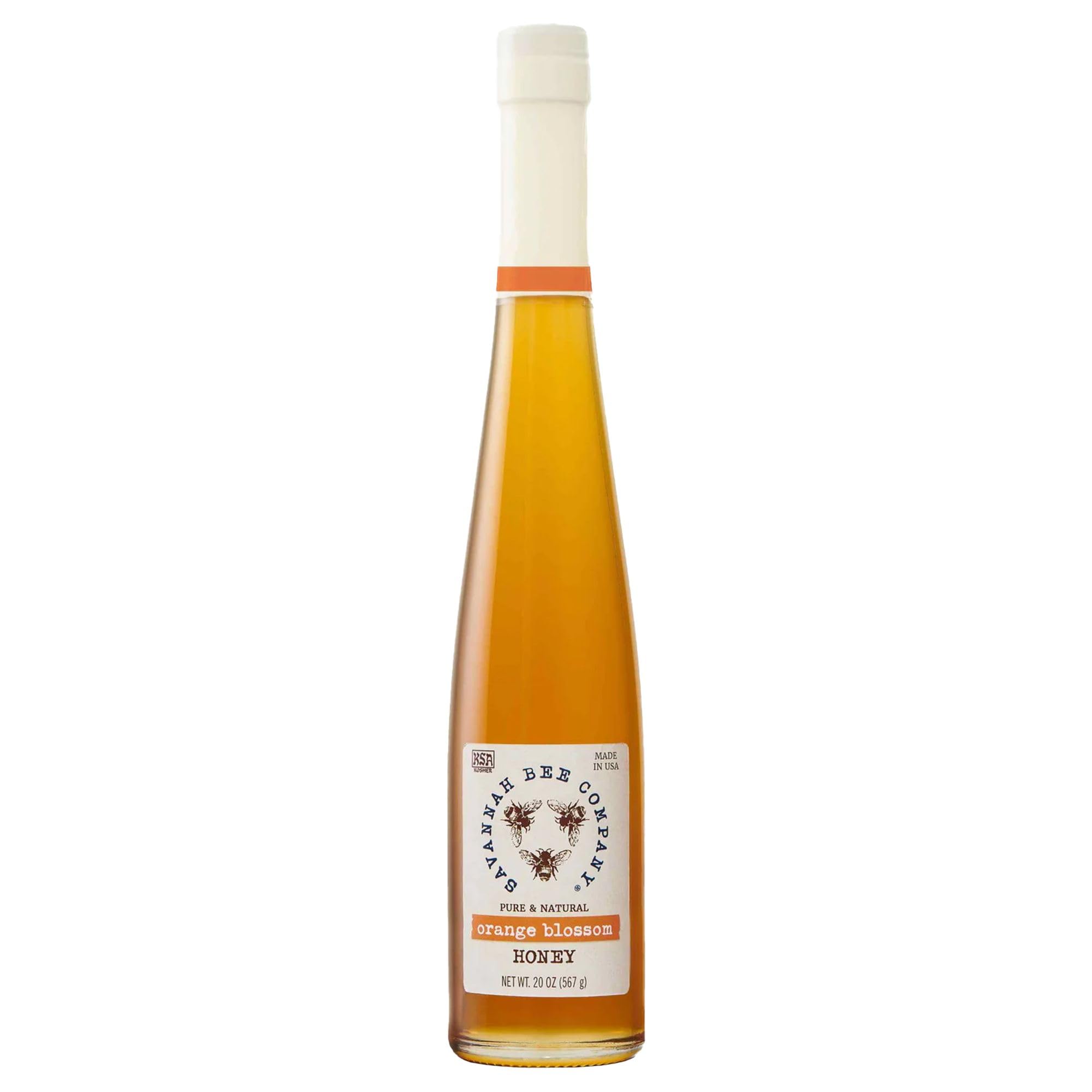 Savannah Bee Company Pure Raw Natural Honey - Unfiltered & Unprocessed | Perfect for Tea, Baking, Smoothies & Healthy Recipes