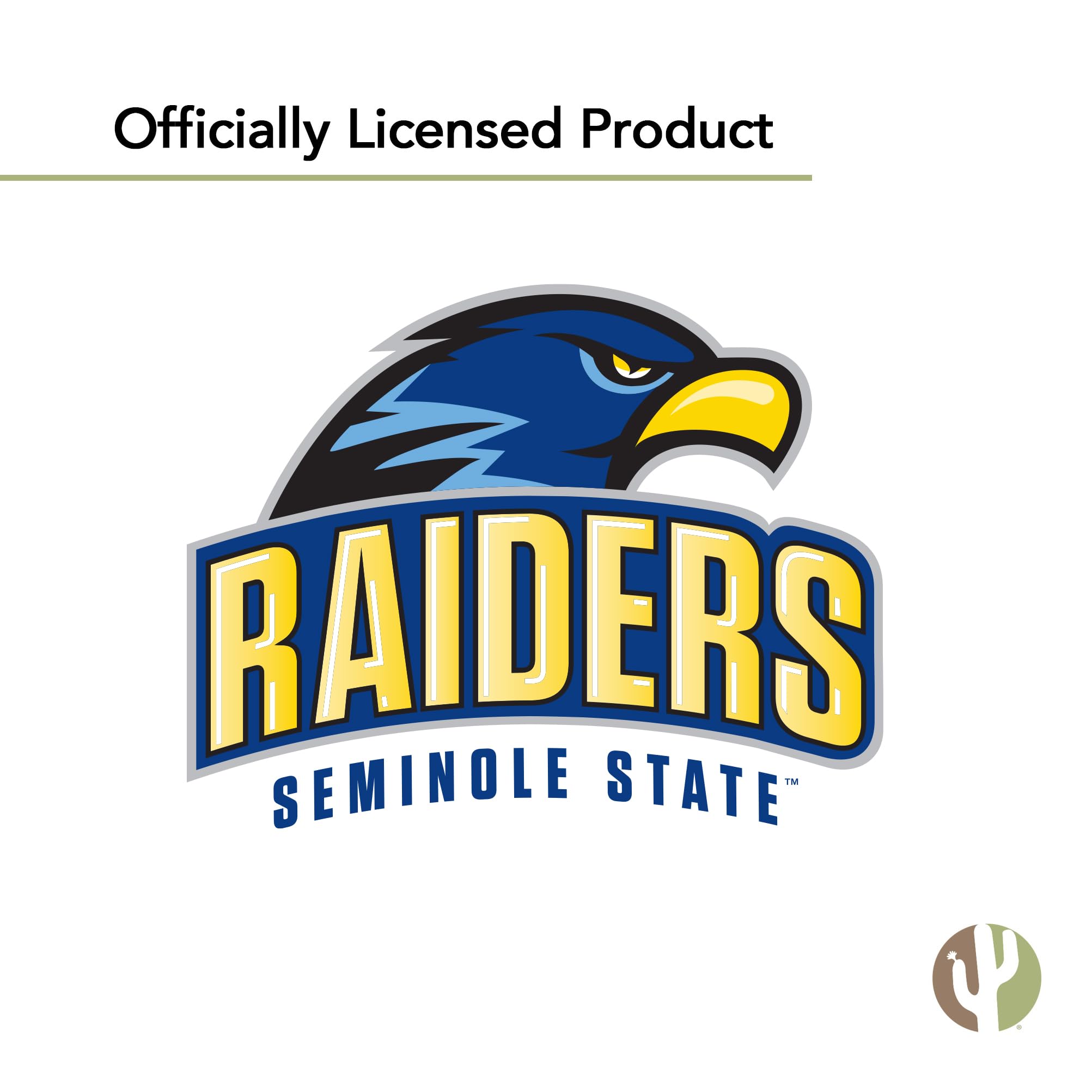 Desert Cactus Seminole State College Raiders Florida Vinyl Decals - Waterproof Stickers for Laptop, Water Bottle, Car & Scrapbook - Perfect for School Spirit, College Pride & DIY Crafts