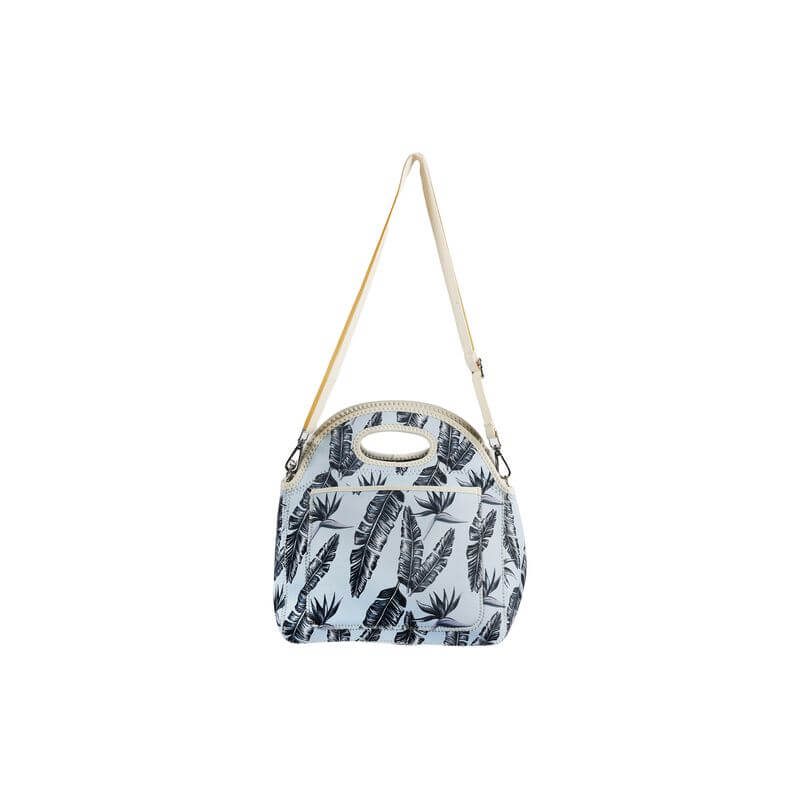 Brighton Insulated Lunch Bag with Palms Design - Leakproof & Thermal Cooler for School, Work, Picnics & Outdoor Activities