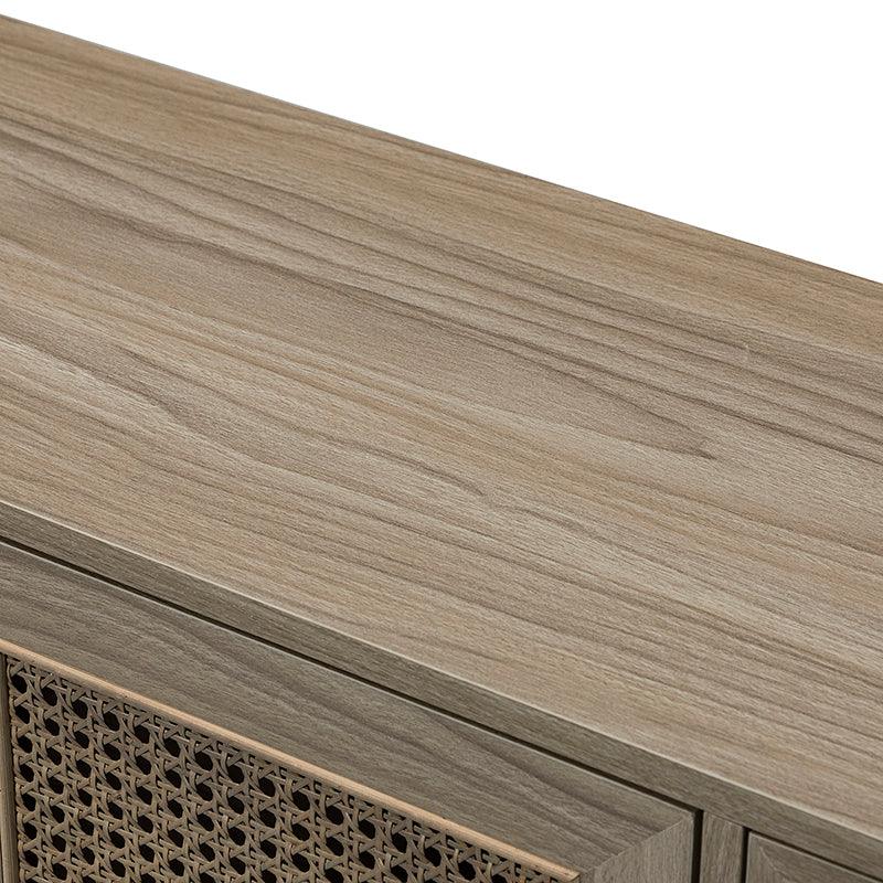 Dario 3-Door Accent Cabinet - Stylish Storage Solution for Living Room, Bedroom & Entryway | Solid Wood Furniture for Home Decor