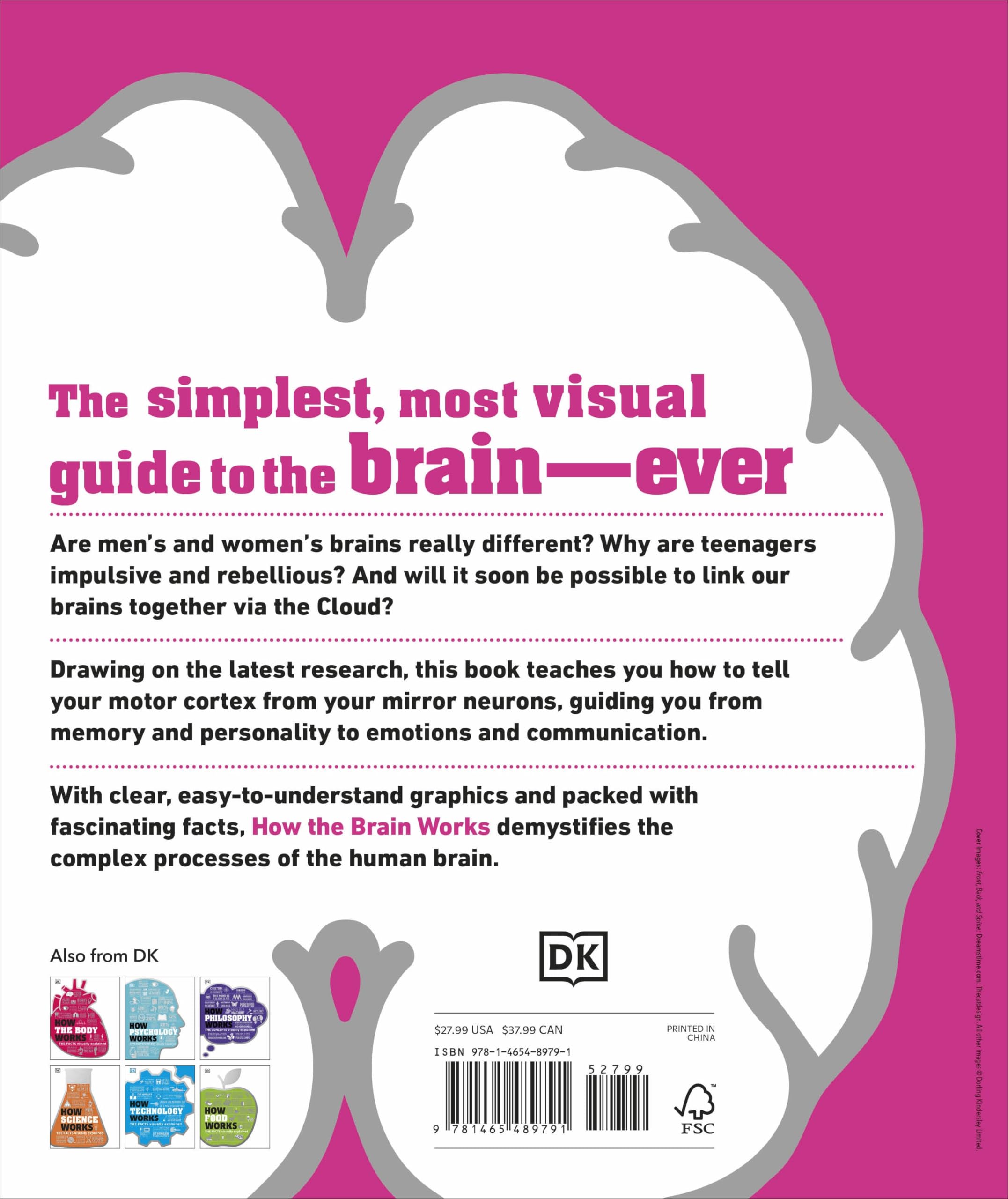 How the Brain Works: The Facts Visually Explained - DK How Stuff Works | Neuroscience Book for Students & Educators | Perfect for Learning & Teaching Human Anatomy