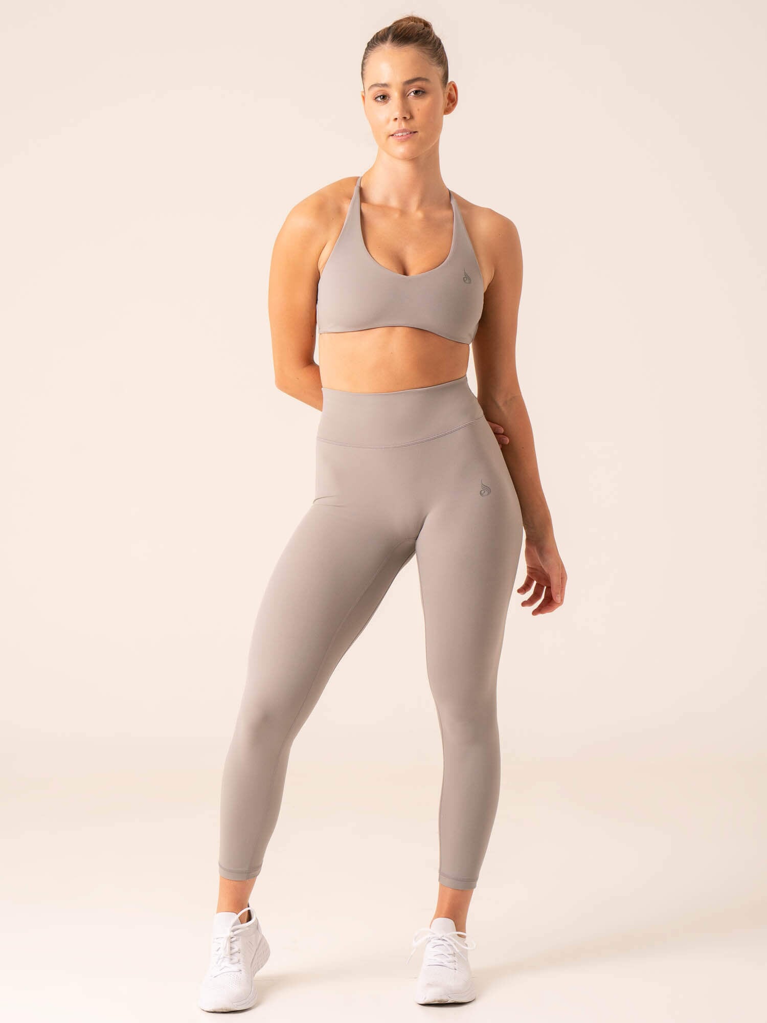 High Waisted Scrunch Butt Lifting Leggings for Women - Steel Grey - Yoga, Workout & Everyday Wear
