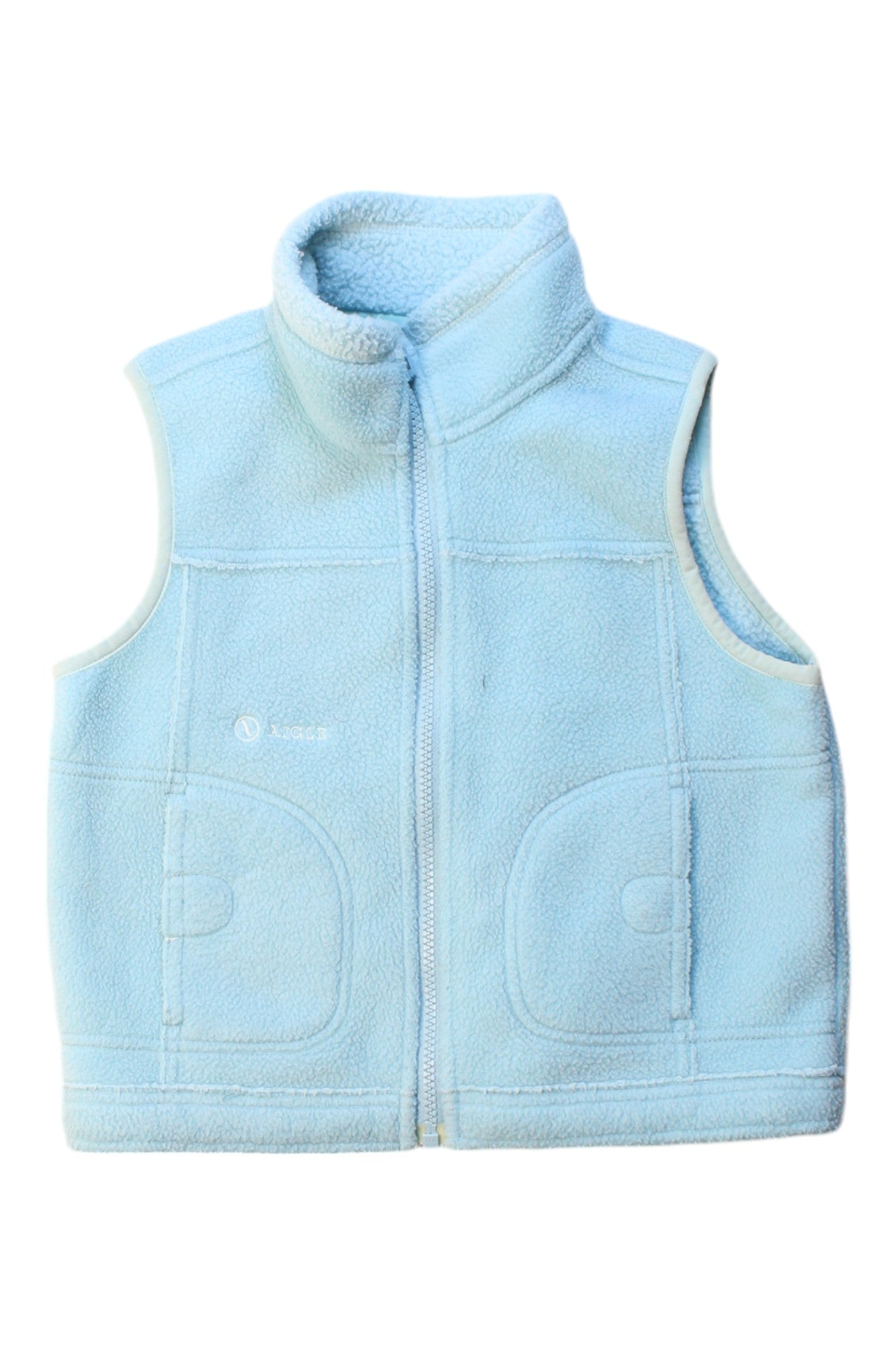 Aigle Kids' Sweater Vest for Boys & Girls - Warm Fleece Lined, Size 8 Years - Perfect for School, Outdoor Play & Winter Layering
