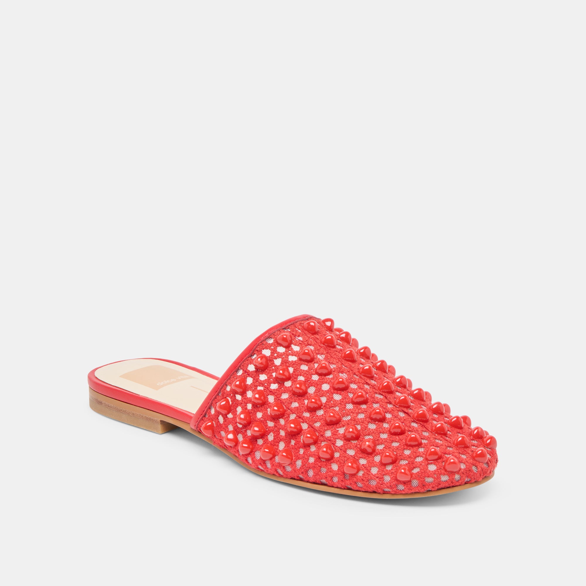 ROVA BEAD FLATS CHILI BEADED MESH - Stylish Beaded Sandals for Women, Comfortable Summer Shoes with Bohemian Design, Perfect for Beach, Vacation and Casual Outfits