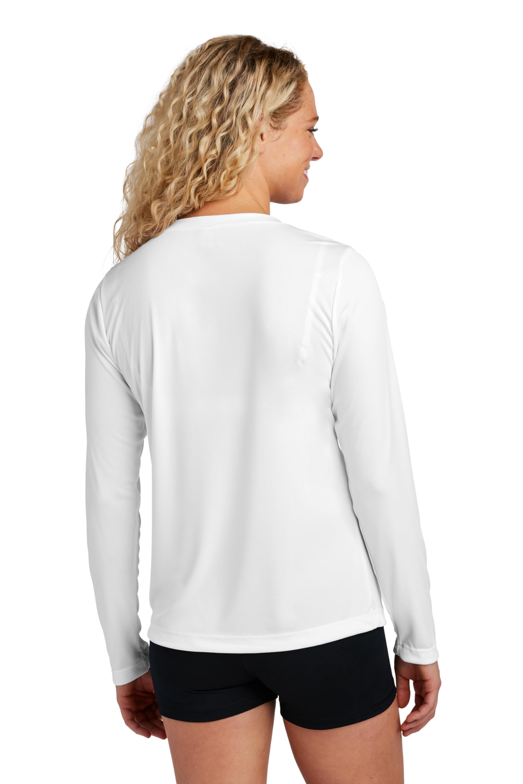 Women's V-Neck Workout Tops - Long Sleeve Gym Shirts for Yoga & Running (Plus Sizes)