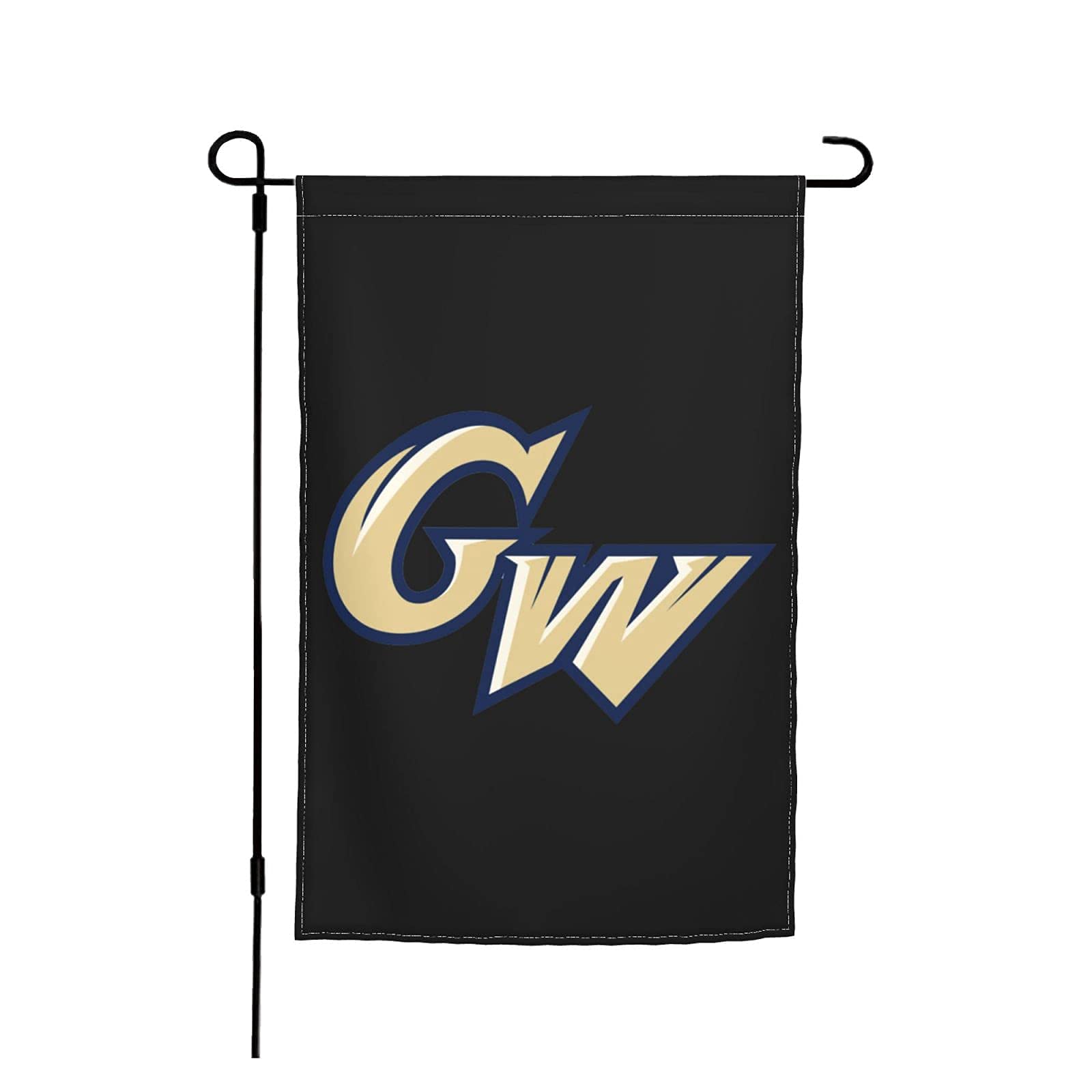 George Washington University Logo Double Sided Garden Flag - Outdoor Yard Decor, Indoor Home Bunting for GWU Fans - Perfect for Game Days, Alumni Events & Campus Pride