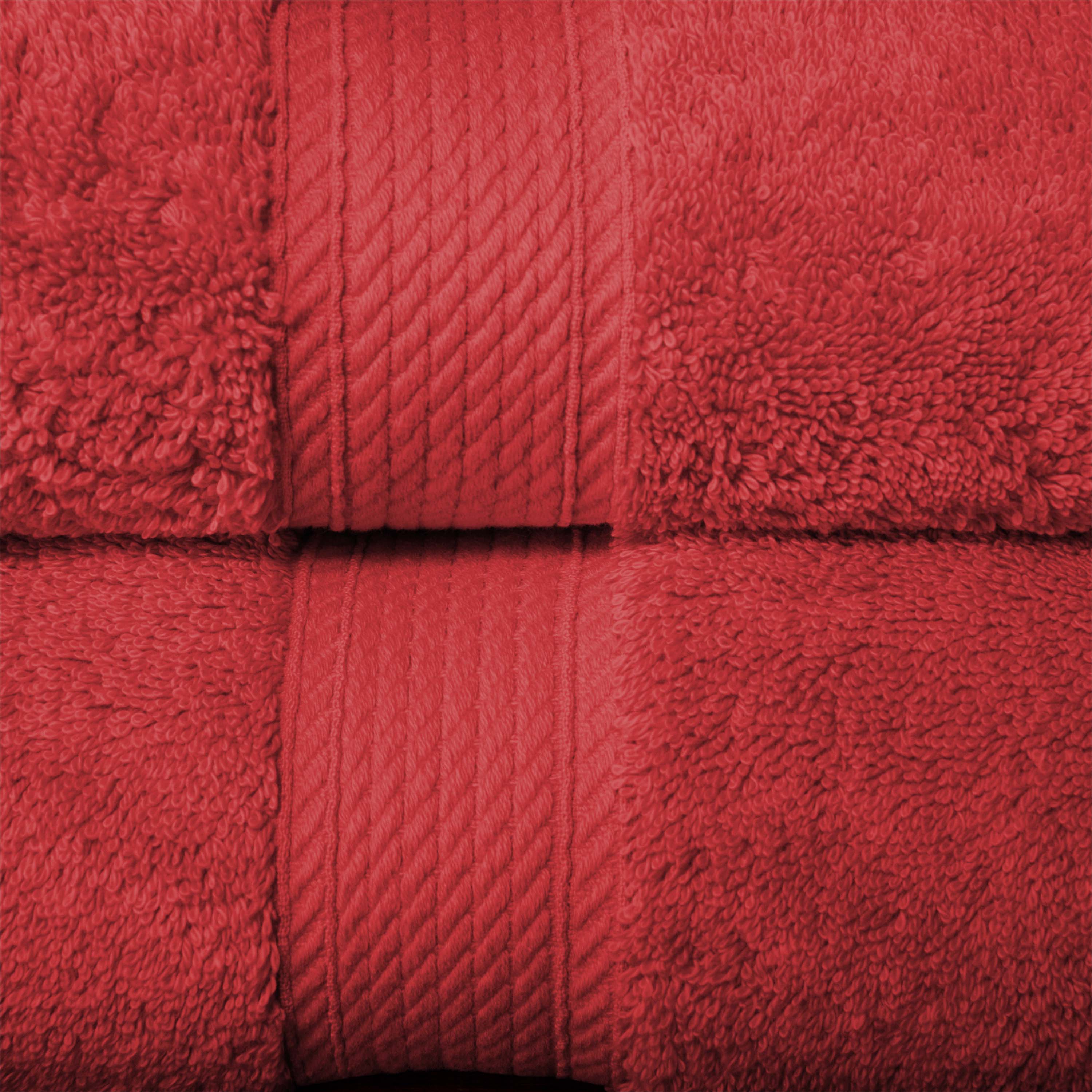 Premium 100% Egyptian Cotton Plush Heavyweight Luxury Bath Towel Set of 6 - Ultra Soft & Absorbent for Spa, Hotel & Home Use