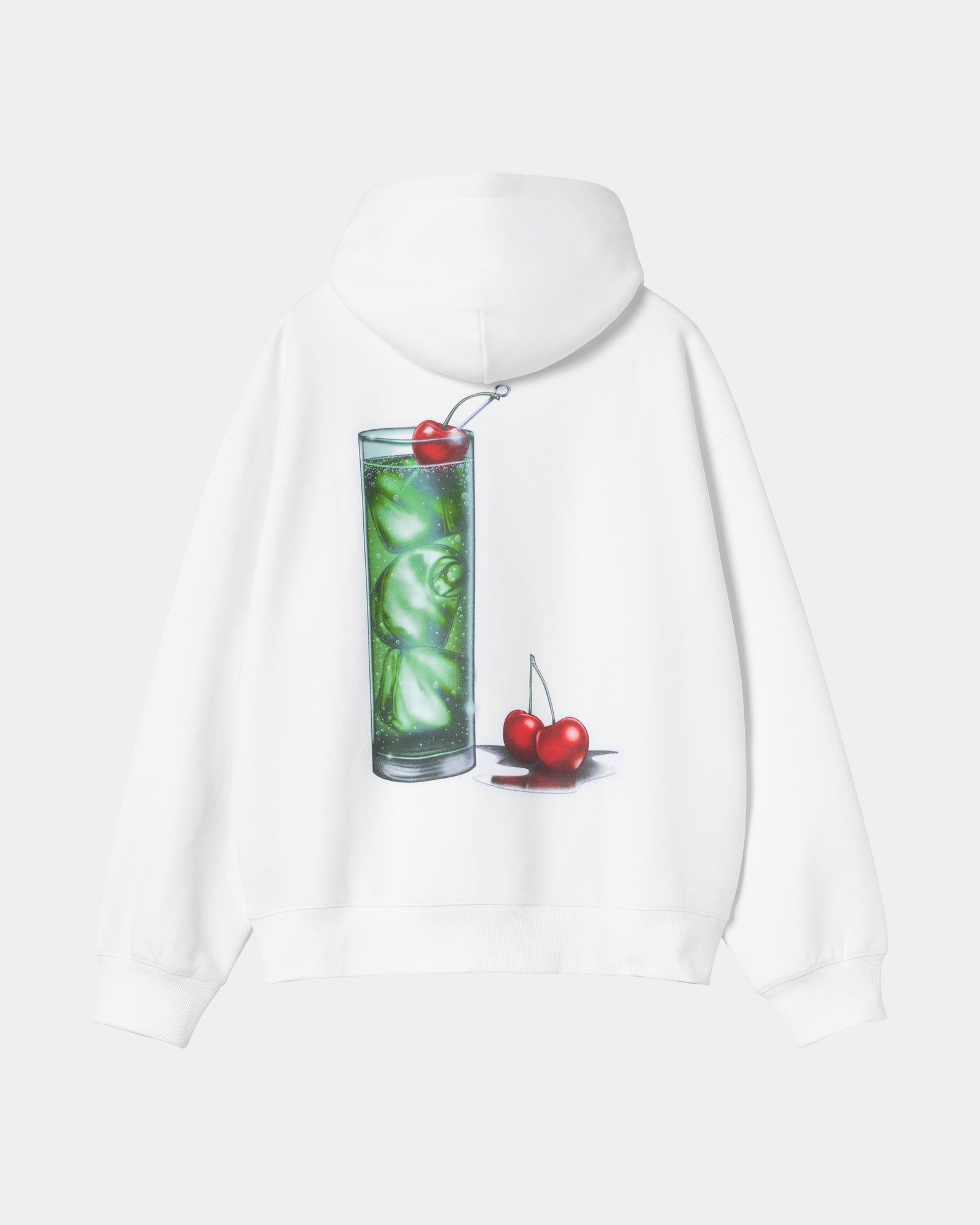 Jake Garcia Hooded Sweatshirt for Men - Soft Cotton Pullover with Kangaroo Pocket | White | Casual Streetwear for Everyday Comfort & Style