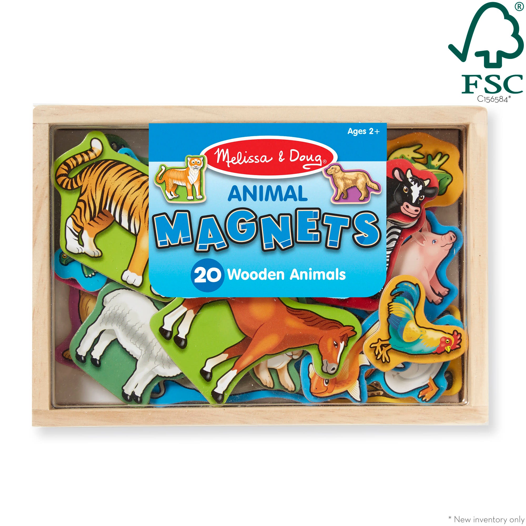 Natural Wooden Animal Magnets for Kids - Fun & Educational Fridge Magnets for Toddlers - Perfect for Playrooms, Classrooms & Home Decor