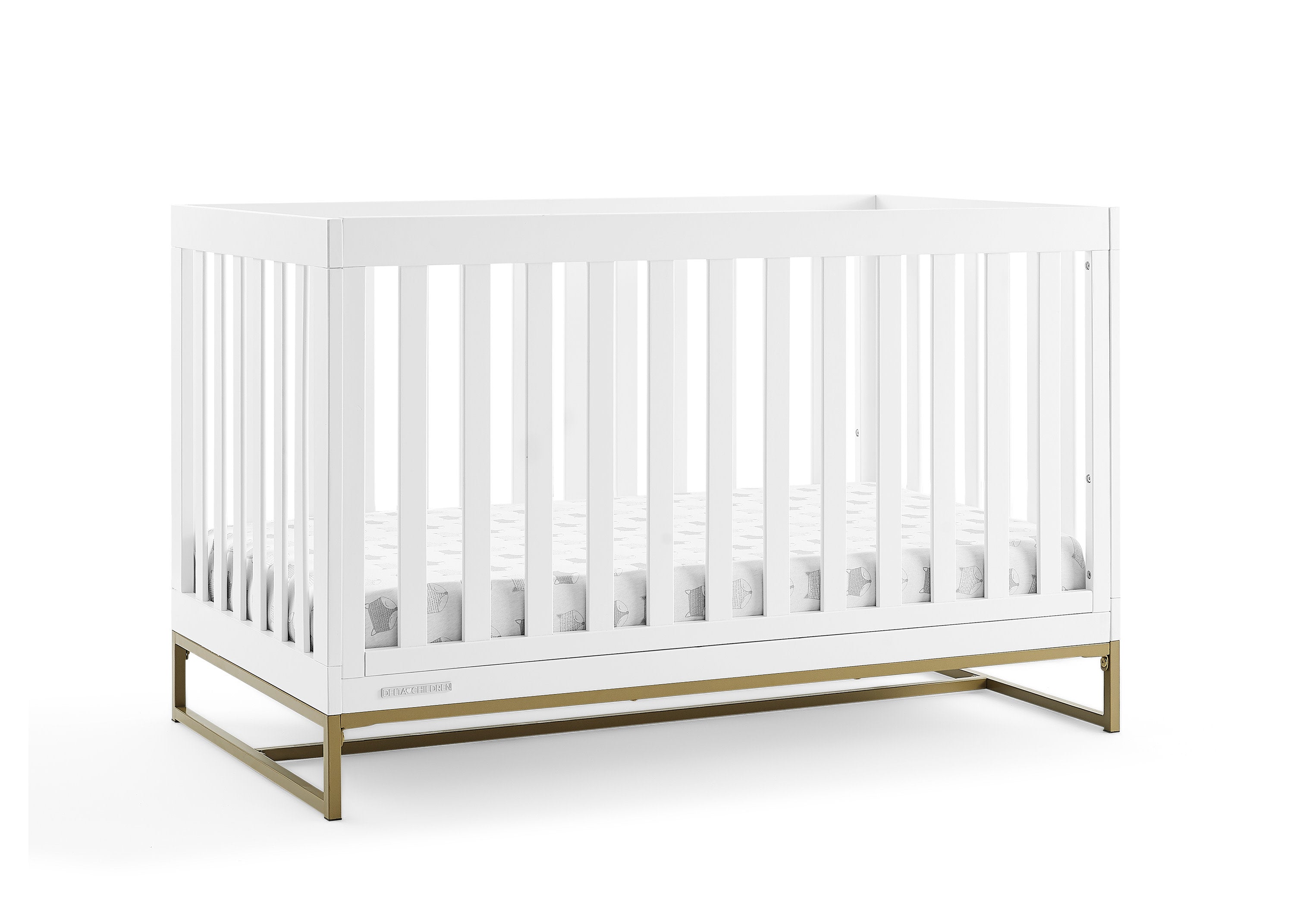 Convertible Jade 4-in-1 Baby Crib - Nursery Bed with Toddler Rail, Daybed & Full-Size Frame | Perfect for Newborns to Teens, Modern Nursery & Bedroom Decor