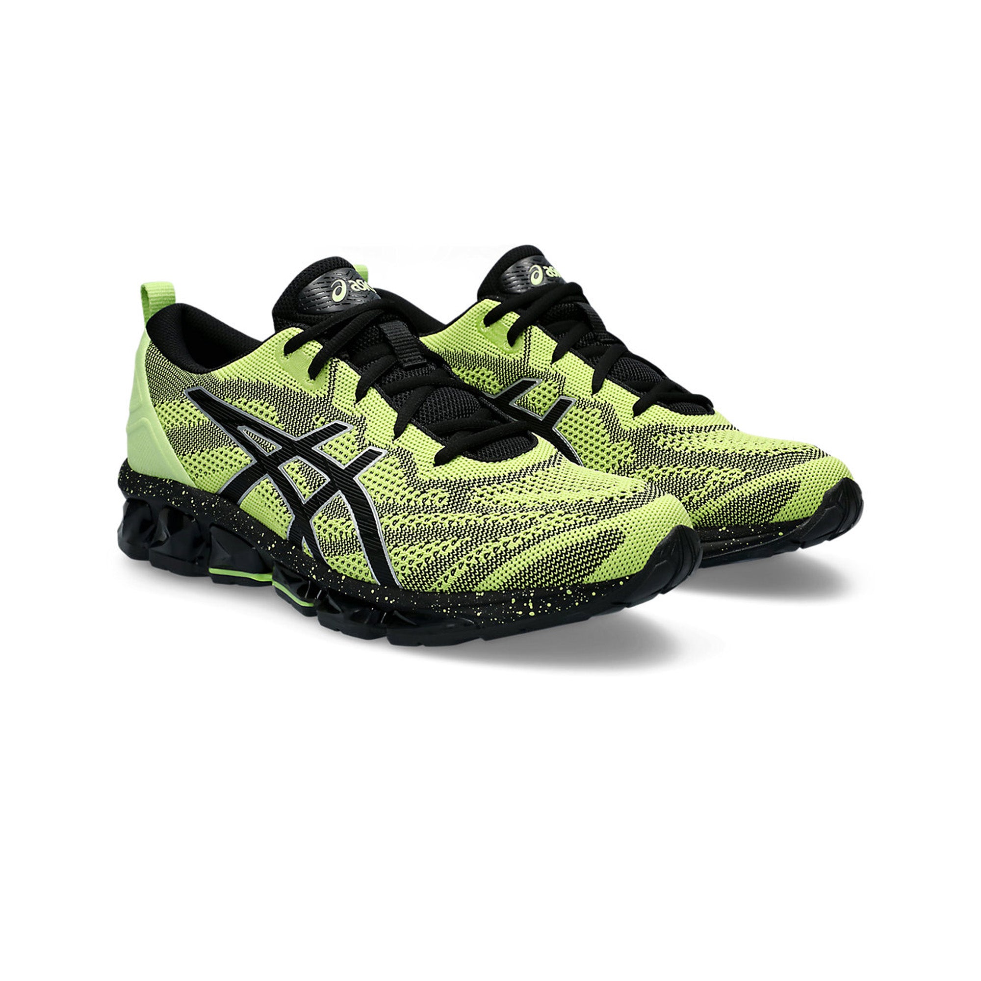ASICS Gel Quantum 360 VII Knit Running Shoes for Men & Women - Lime Green/Black | Cushioned Comfort & Support for Jogging, Gym Workouts & Daily Wear