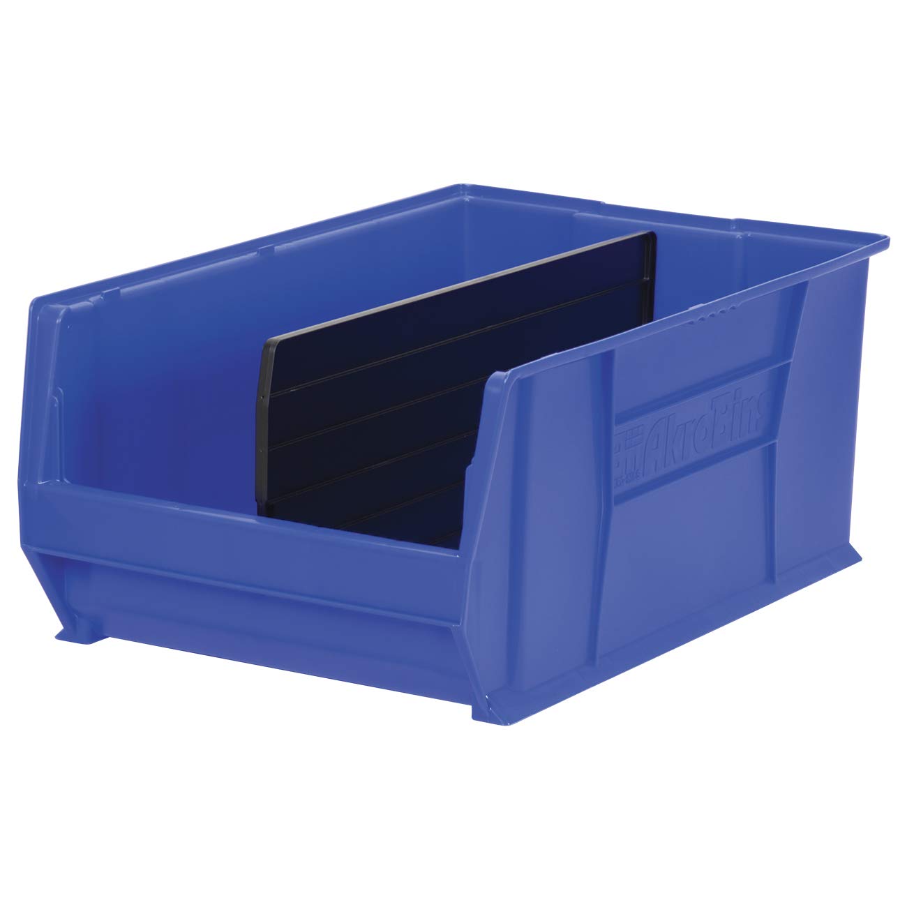 Super-Size Akro-Mils 30290 AkroBins Plastic Storage Containers - 30x18x12 Inch Stackable Organizer Bins for Garage, Classroom & Warehouse - Space-Saving Grey Storage Solution (1-Pack) - Perfect for Tool Storage, Office Supplies & Industrial Parts Organization