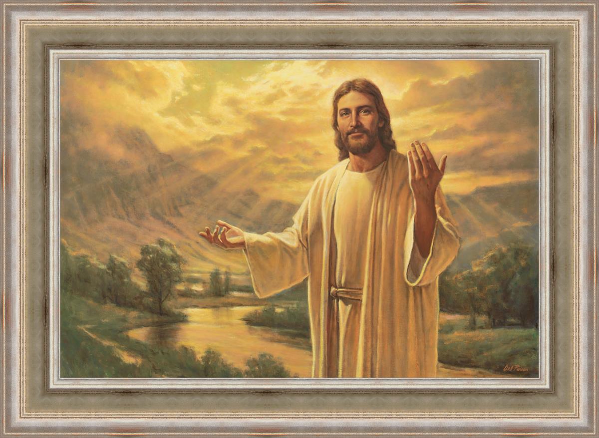 Come Follow Me By Del Parson - Inspirational Christian Wall Art for Home & Church Decor - Perfect for Living Rooms, Bedrooms & Sunday School Classrooms