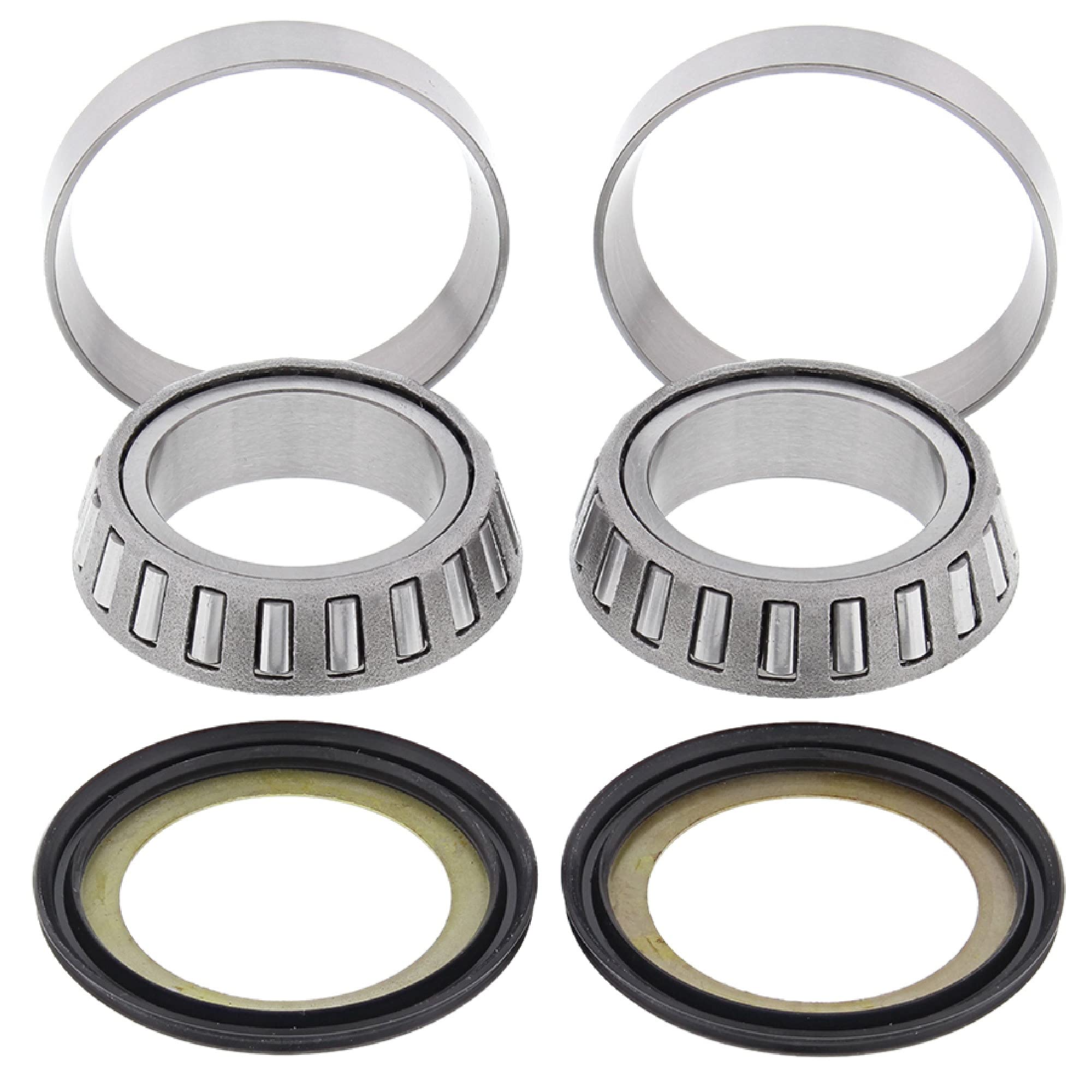 All Balls Racing 22-1012 Steering Bearing Kit - Compatible with Kawasaki Motorcycles - Durable Replacement for Smooth Steering - Perfect for Off-Road & Street Riding