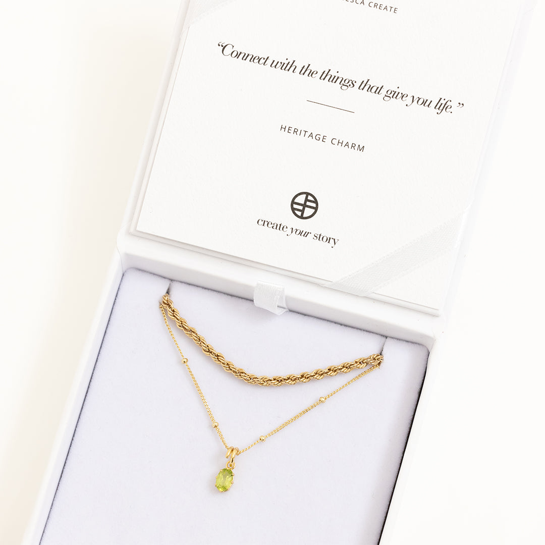 Heritage Charm Necklace - Vintage Inspired Jewelry for Women - Perfect for Weddings, Anniversaries & Special Occasions