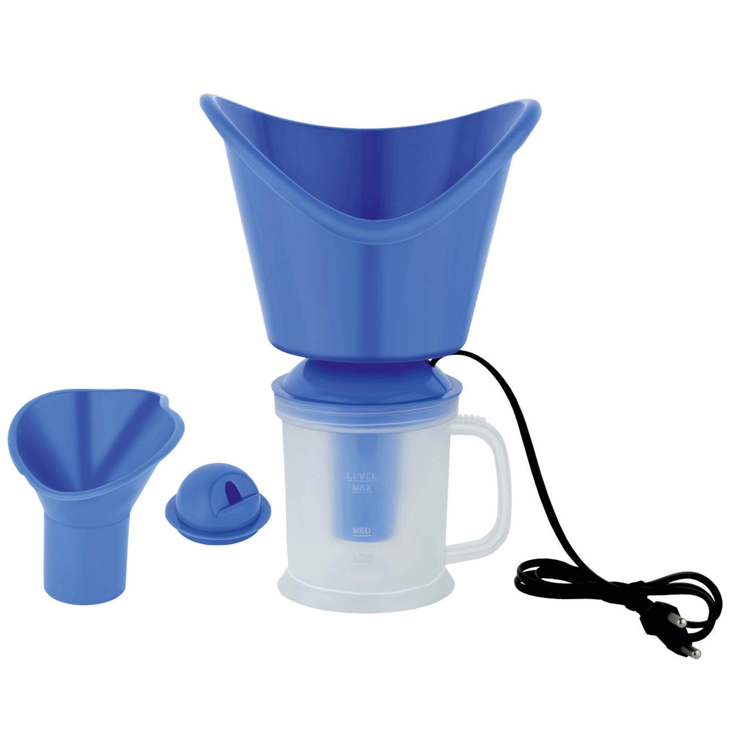 Primelife All-in-One Steam Vaporizer for Sinus Relief, Nasal Congestion & Cough - Multi-Purpose Nose Steamer & Inhaler (Multicolor, Vepo-Big) - Perfect for Cold, Flu & Allergy Symptoms at Home or Travel