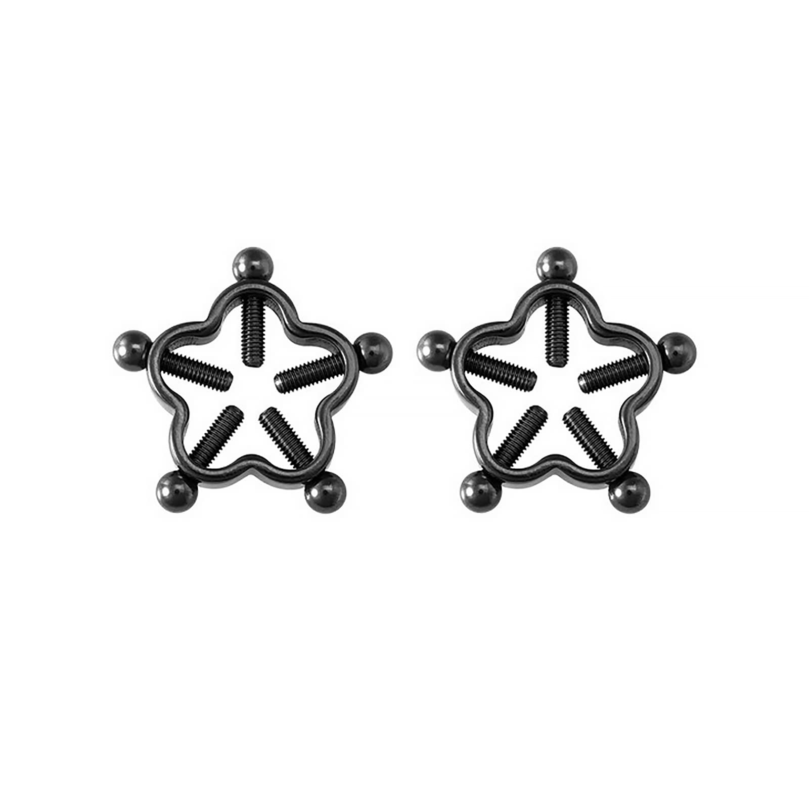 Faux Nipple Rings - Adjustable Non-Piercing Clips for Men & Women | Fashion Jewelry for Parties & Cosplay