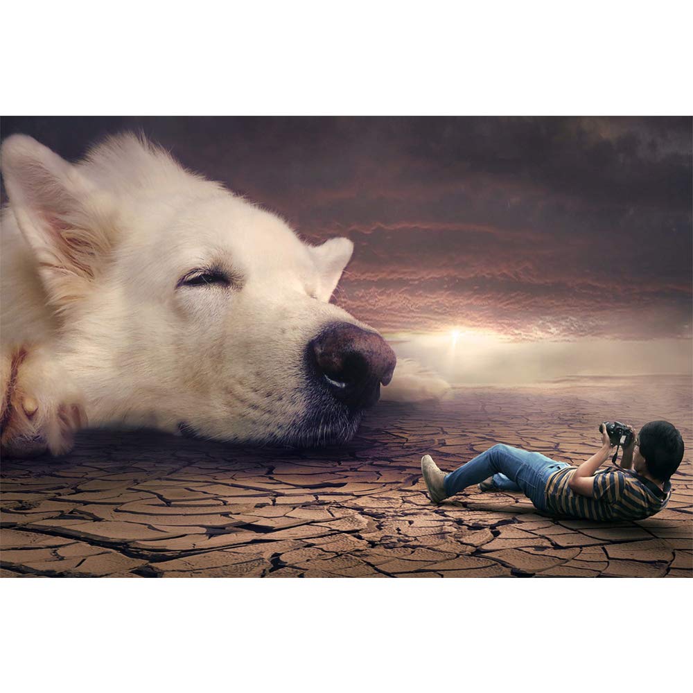 IDEA4WALL Fantasy View Mystery Collage Removable Wallpaper - Peel and Stick Wall Mural for Bedroom (100x144 inches) - Perfect for Home Decor, Nursery, Living Room & Office Spaces