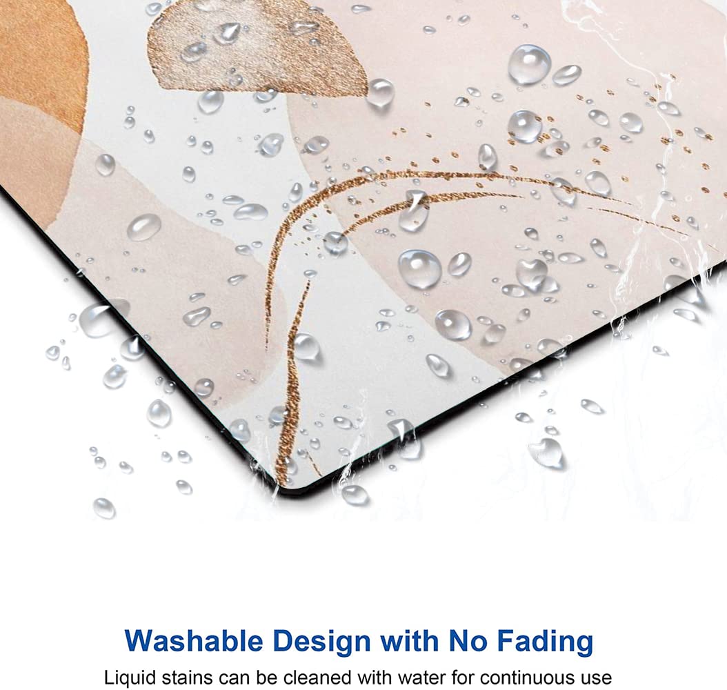 Premium Non-Slip Mouse Pad - Abstract Design Washable Square Cloth Mousepad for Office Laptop & Wireless Mouse - Cute Desk Accessory for Work, Gaming & Home Office Use