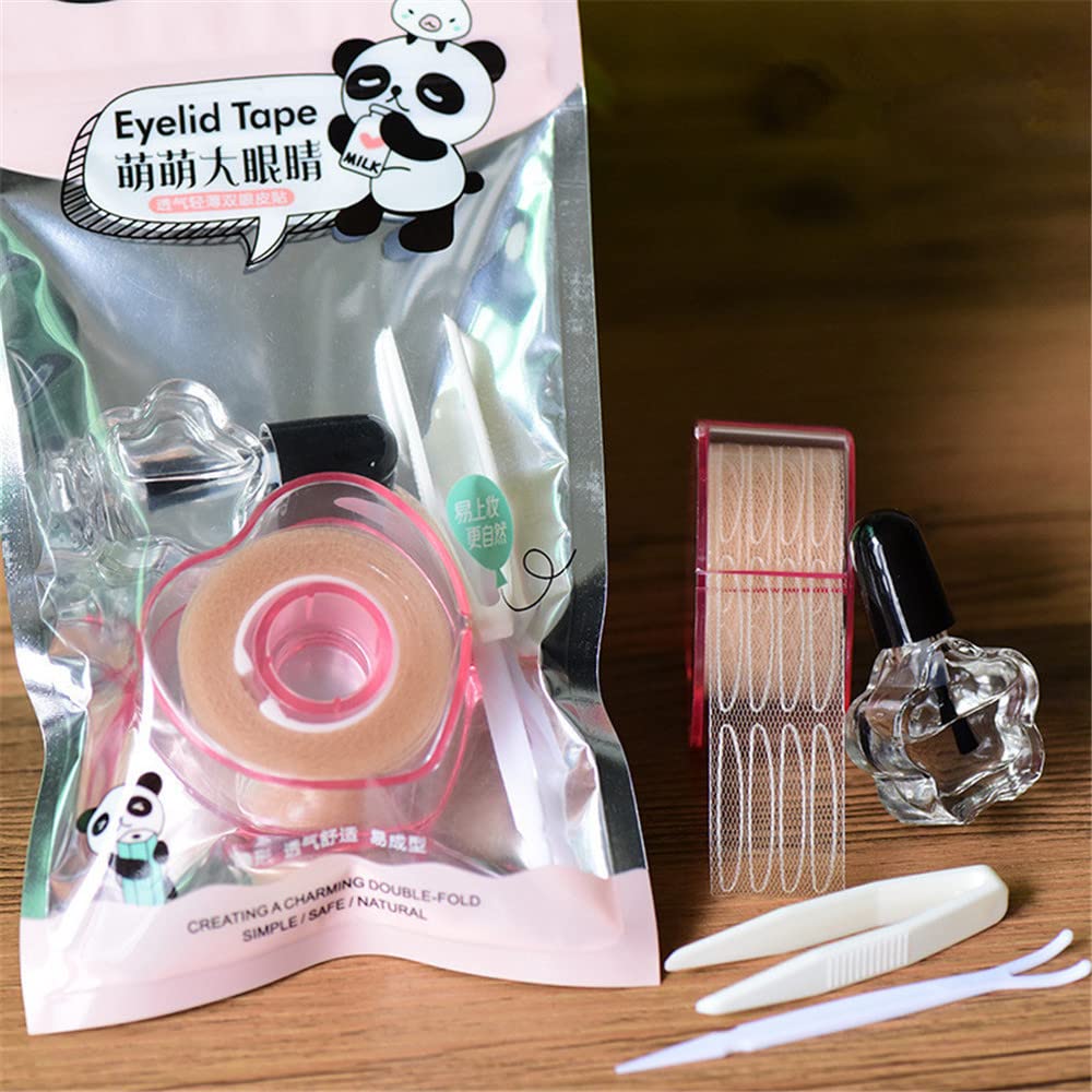 Breathable Non-Sticky Eyelid Tape - Invisible Double Eyelid Sticker for Big Eye Makeup | Natural Eye Lift & Asian Eyelid Enhancement | Perfect for Daily Wear, Cosplay & Eye Makeup Looks